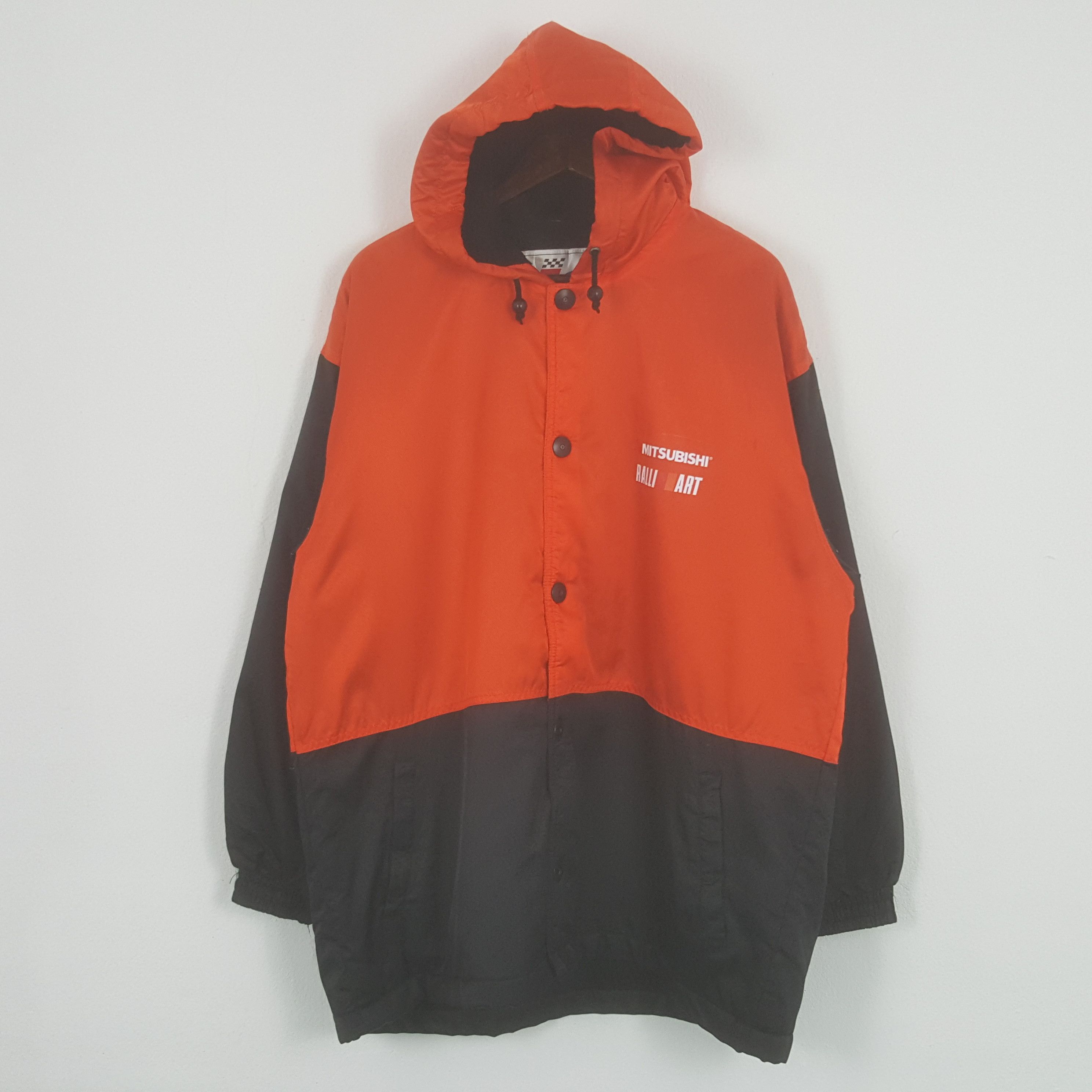 Japanese Brand × Vintage Vintage Mitsubishi RalliArt Racing Sport Windbreaker Jacket Size US XXL / EU 58 / 5 - 3 Thumbnail