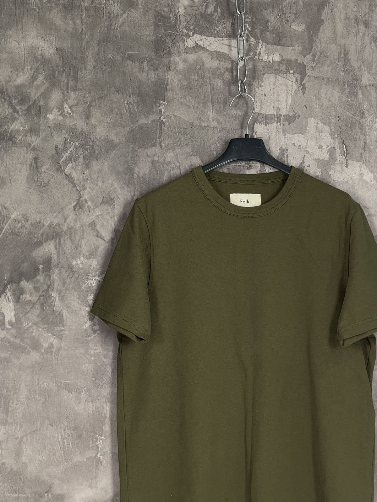 Folk Folk Basic Green Y2K Avant Garde Luxury T-Shirt Size US M / EU 48-50 / 2 - 3 Thumbnail
