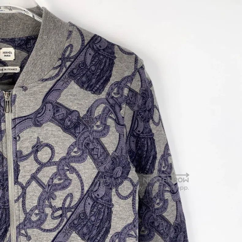 Hermes Hermes Color-block buckle print cotton zipper long-sleeved Size XS / US 0-2 / IT 36-38 - 3 Thumbnail
