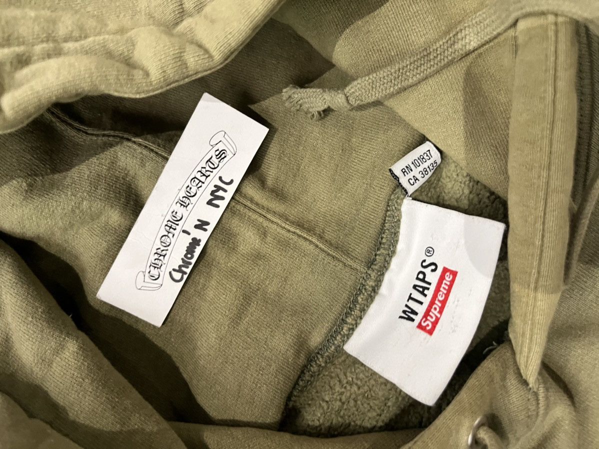 Supreme × Wtaps Supreme WTAPS Olive Sic’ Em’ Hoodie Size US S / EU 44-46 / 1 - 5 Thumbnail