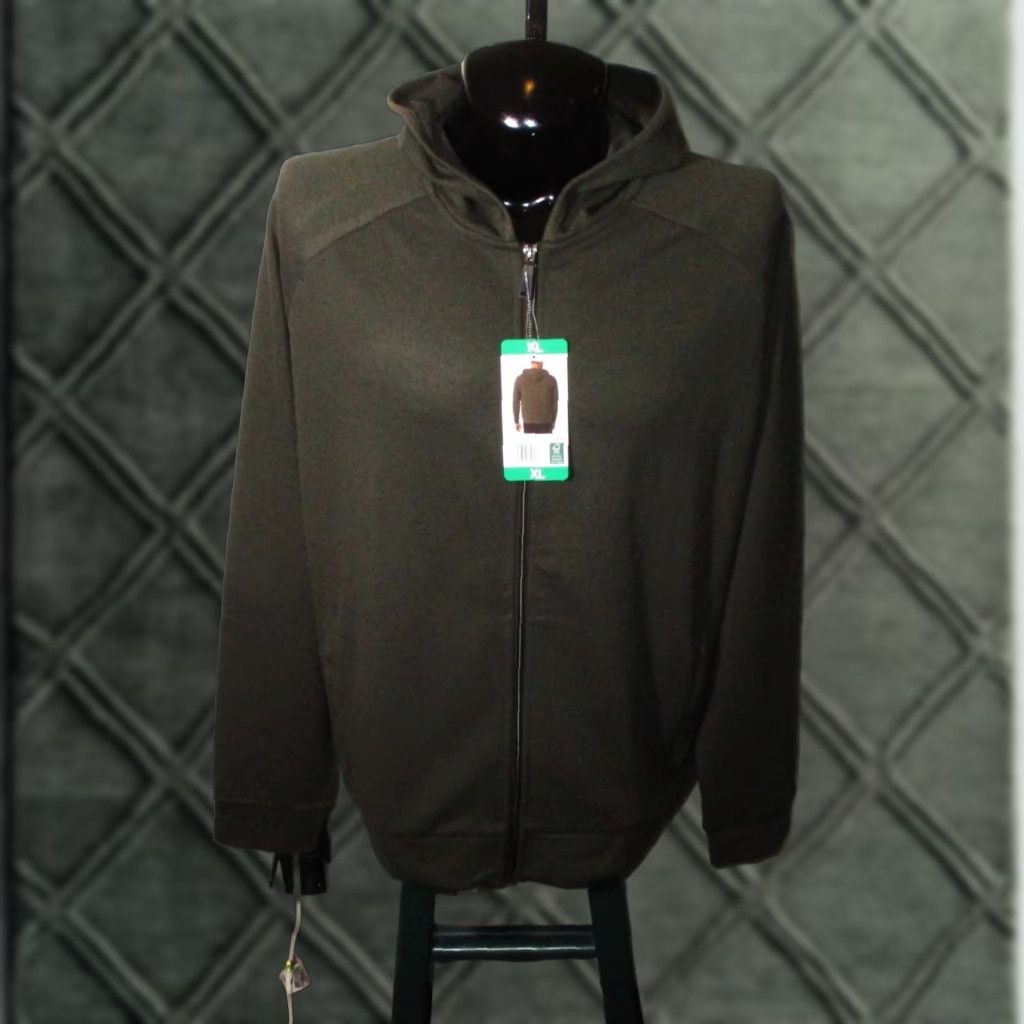 32 Degrees HEAT Green Full Zip Hooded Jacket XL Mens NWT