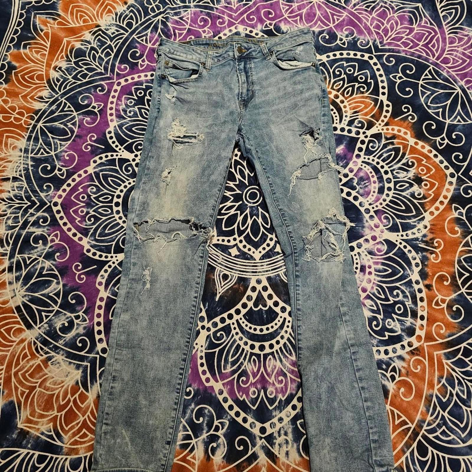 American Eagle Outfitters American Eagle Outfitters Men's Blue Jeans Size US 33 - 1 Thumbnail