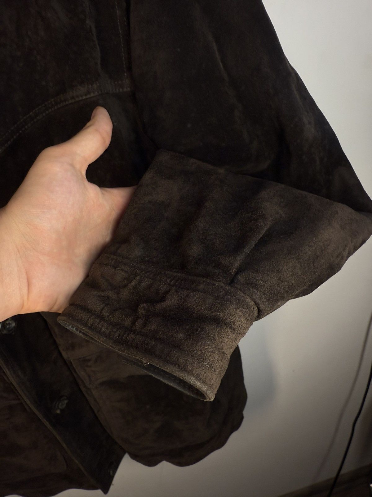 Yves Saint Laurent 90’s Suede YSL Leather Jacket Saint Laurent Leather Size US L / EU 52-54 / 3 - 16 Thumbnail