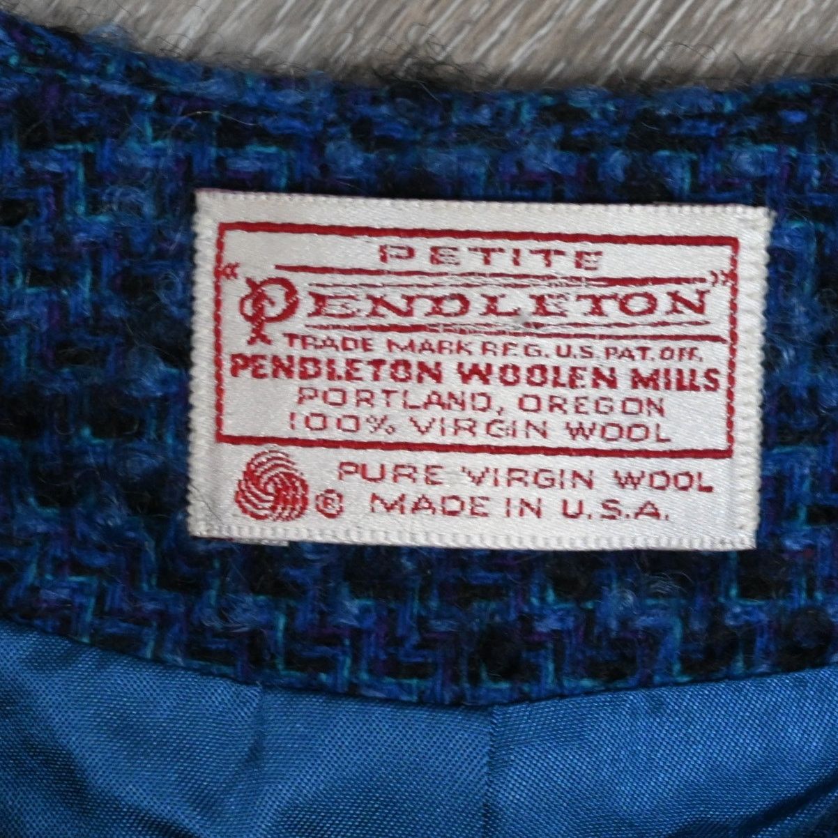 Pendleton Pendleton Wool Jacket Blue (MADE IN USA) Women's Small Size S / US 4 / IT 40 - 4 Thumbnail