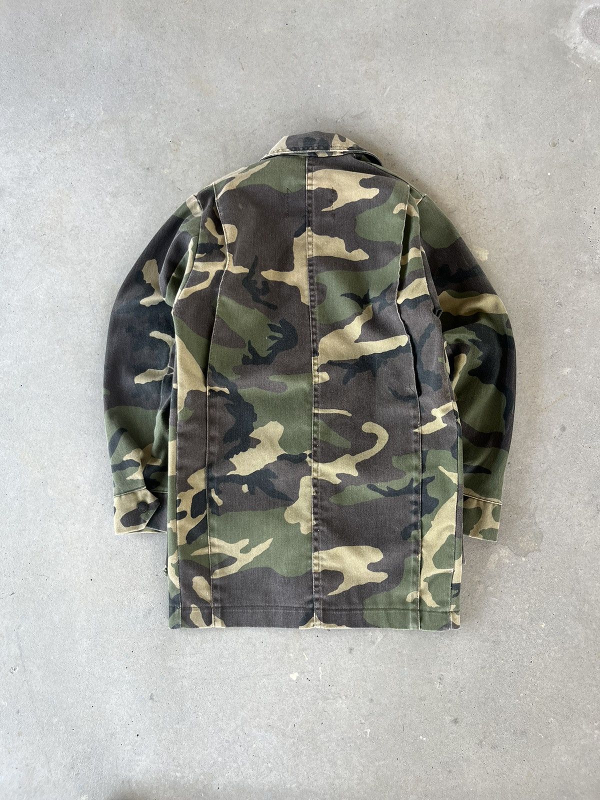 Vintage Vintage 80’s Woodland Camo Hunting Jacket Size US S / EU 44-46 / 1 - 2 Thumbnail