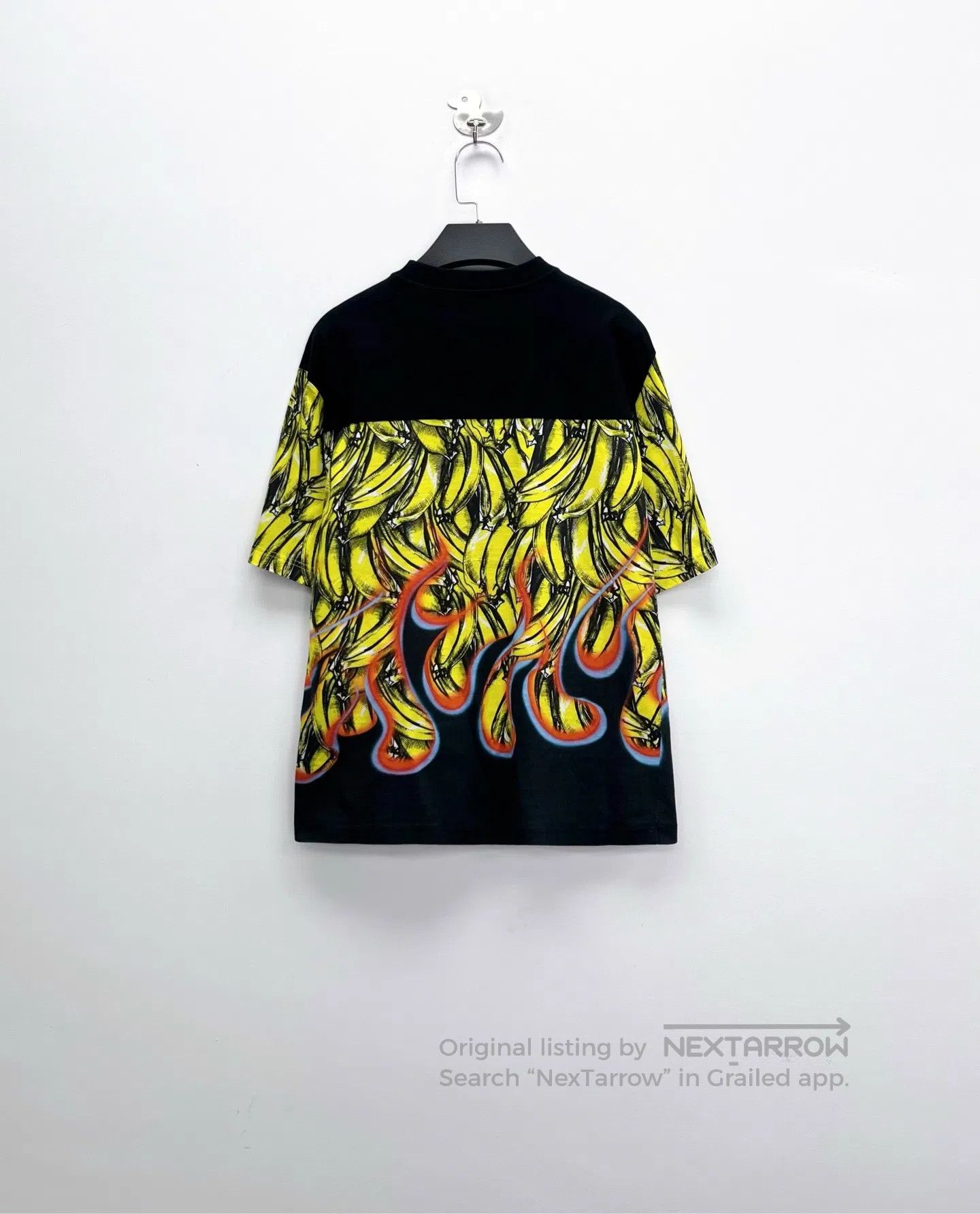 Prada Prada Runway Banana Flame Triangle Logo Short Sleeve T-Shi Size S / US 4 / IT 40 - 2 Thumbnail