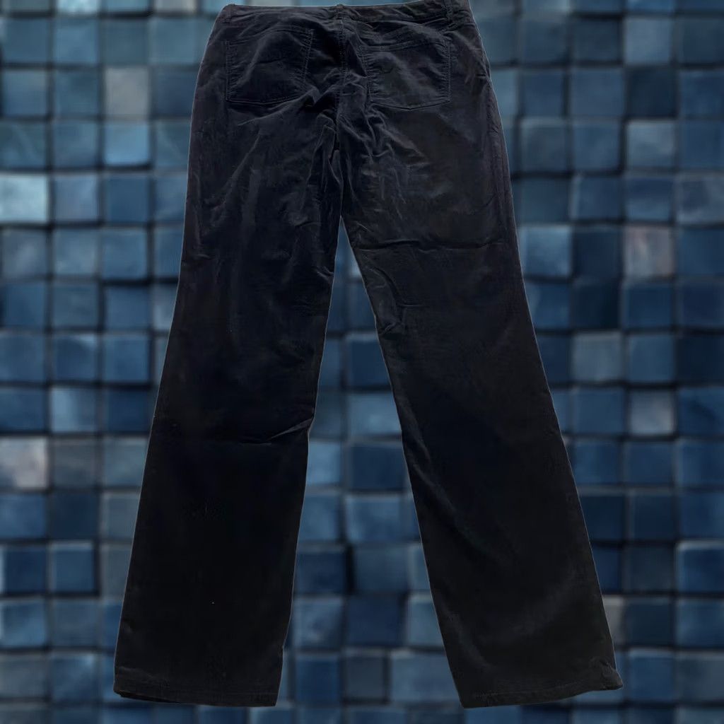 Talbots Talbots Womens Jeans Black Velvet Straight High Rise Dark Wash Size 10 Size 24" / US 00 / IT 34 - 1 Thumbnail