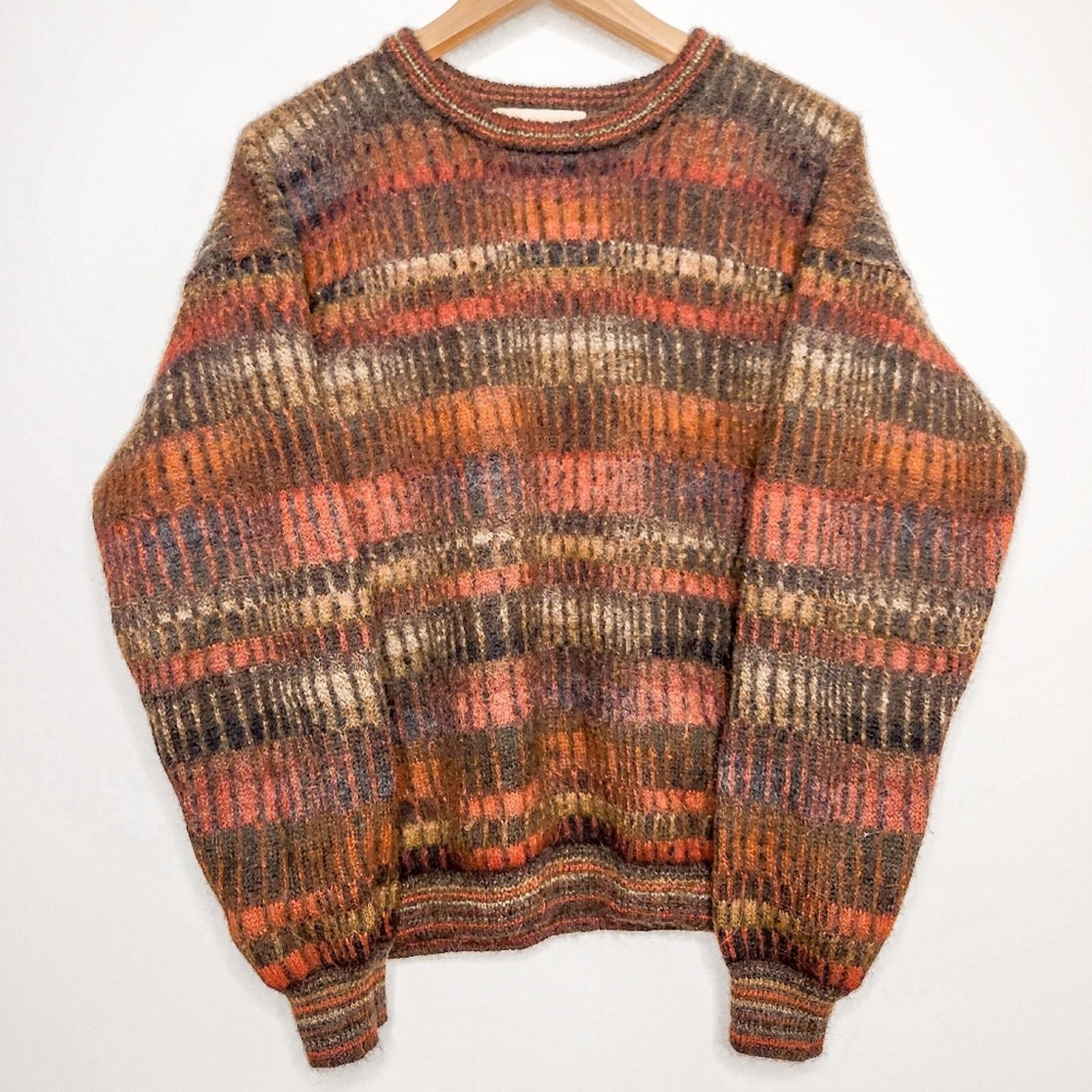 Vintage VTG 90s Intiwara Alpaca Handmade Brown Sweater Mens Size L Size US L / EU 52-54 / 3 - 1 Thumbnail