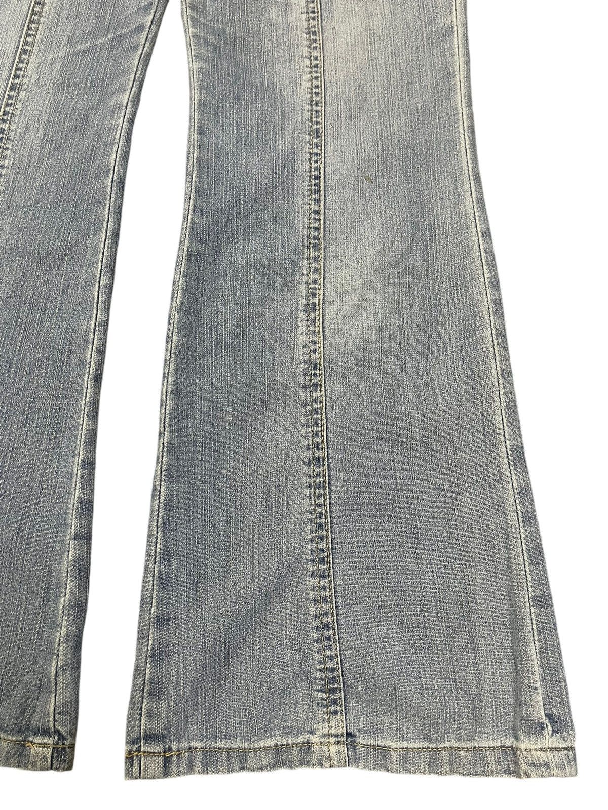 Hysteric Glamour Vintage Japanese Brand Blue Wash Style Wide Leg Jeans Size US 30 / EU 46 - 8 Thumbnail