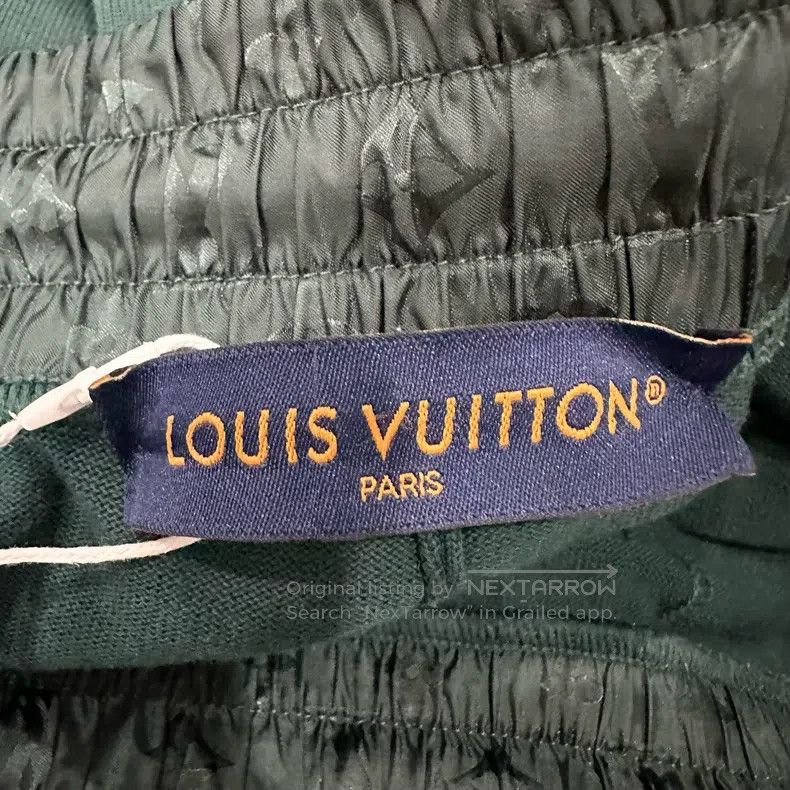 Louis Vuitton Louis Vuitton size xl Drawstring cuffs full logo dark grain Size US 28 / EU 44 - 4 Thumbnail