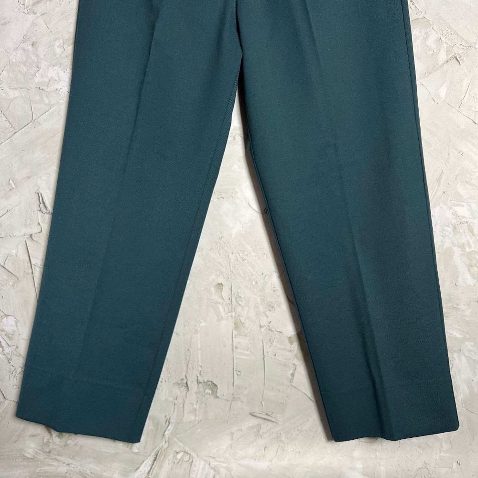 Other Jucca 365 Cigarette Pants Teal High Rise Ankle Crop Size L Size 31" - 10 Thumbnail