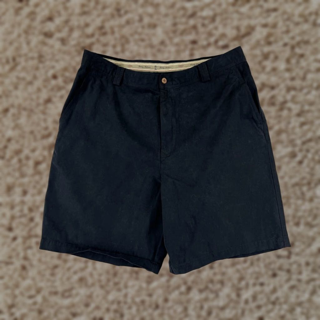 Tommy Bahama Tommy Bahama Shorts Men 38 Black Tencel Cotton Blend Chino Beach Resort Size US 38 / EU 54 - 1 Thumbnail