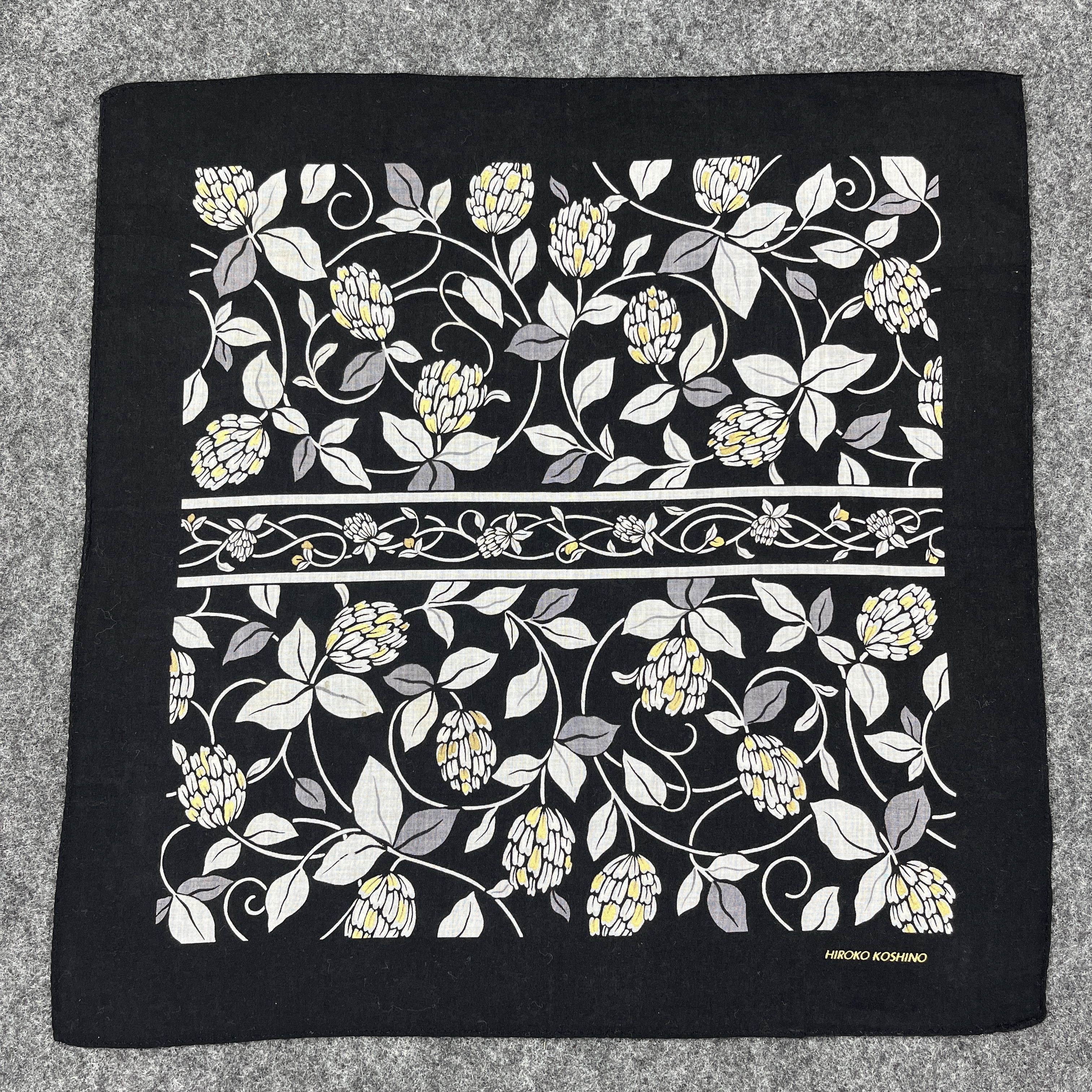 Hiroko Koshino Homme × Japanese Brand Hiroko Koshino Handkerchief / Bandana / Neckerchief B260 Size ONE SIZE - 2 Thumbnail