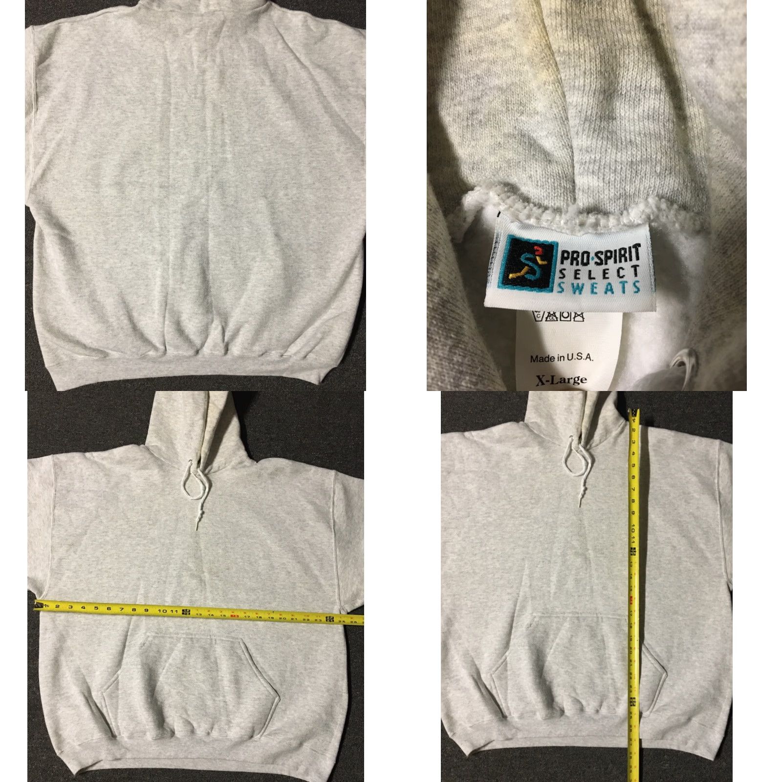 Vintage VINTAGE Physical Education Hoodie Mens XL Gray 80s 90s USA Track Grunge Skate Surf Biker Punk Retro College Hip Hop Size US XL / EU 56 / 4 - 8 Thumbnail