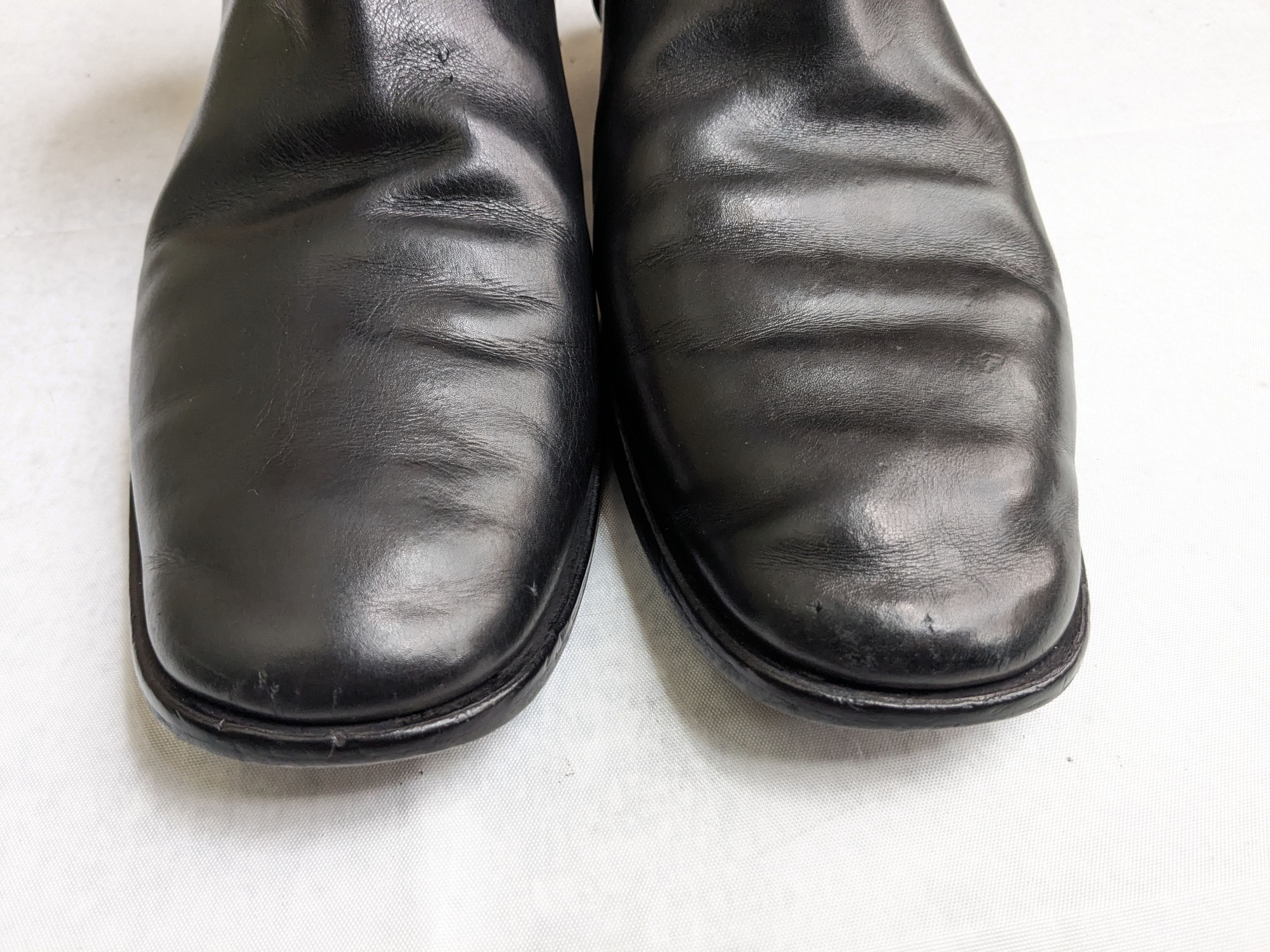 Gucci Gucci Side Zip Boots Black 12 Leather Size US 12 / EU 45 - 4 Thumbnail