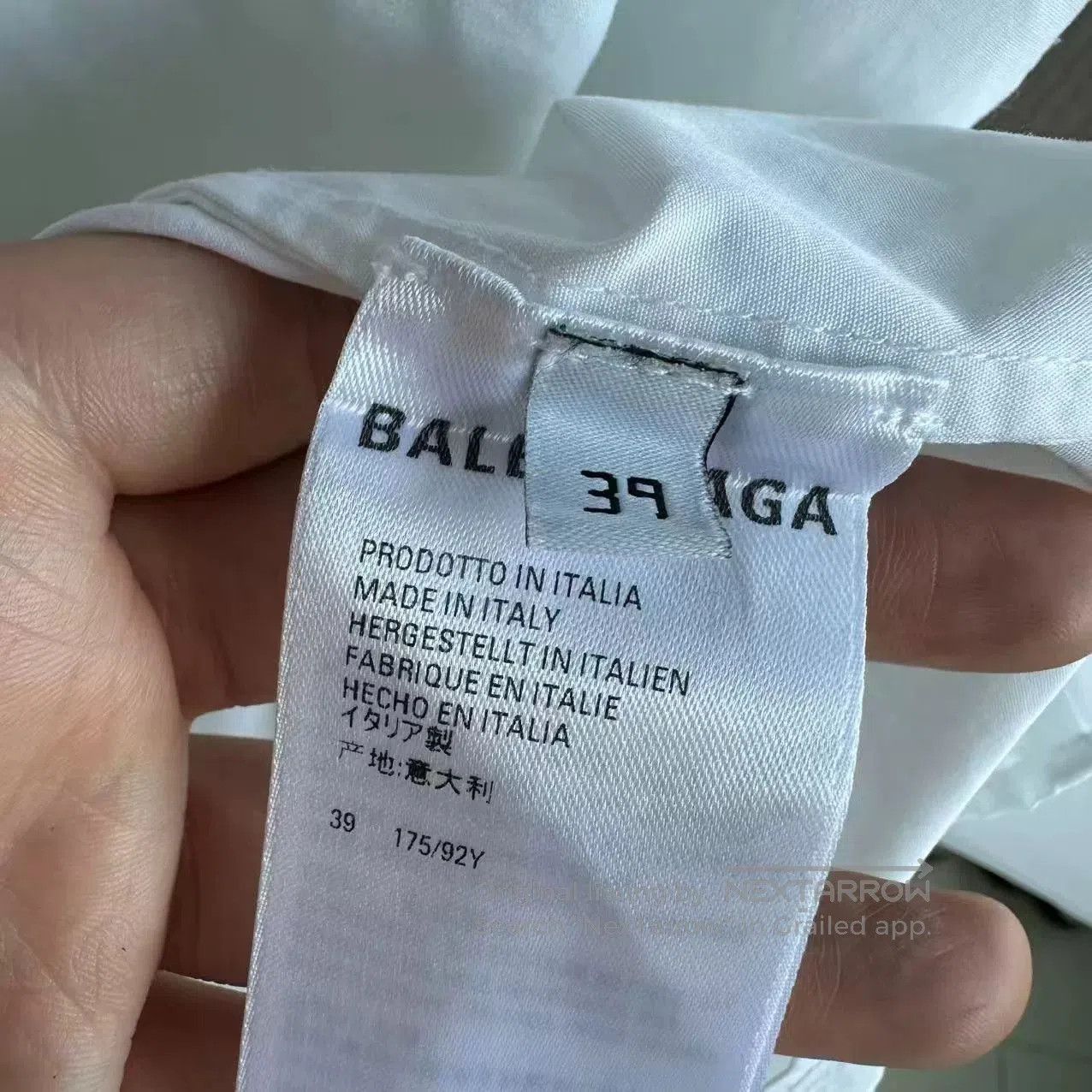 Balenciaga white embroidered shirt jacket by Balenciaga. Size US L / EU 52-54 / 3 - 5 Thumbnail