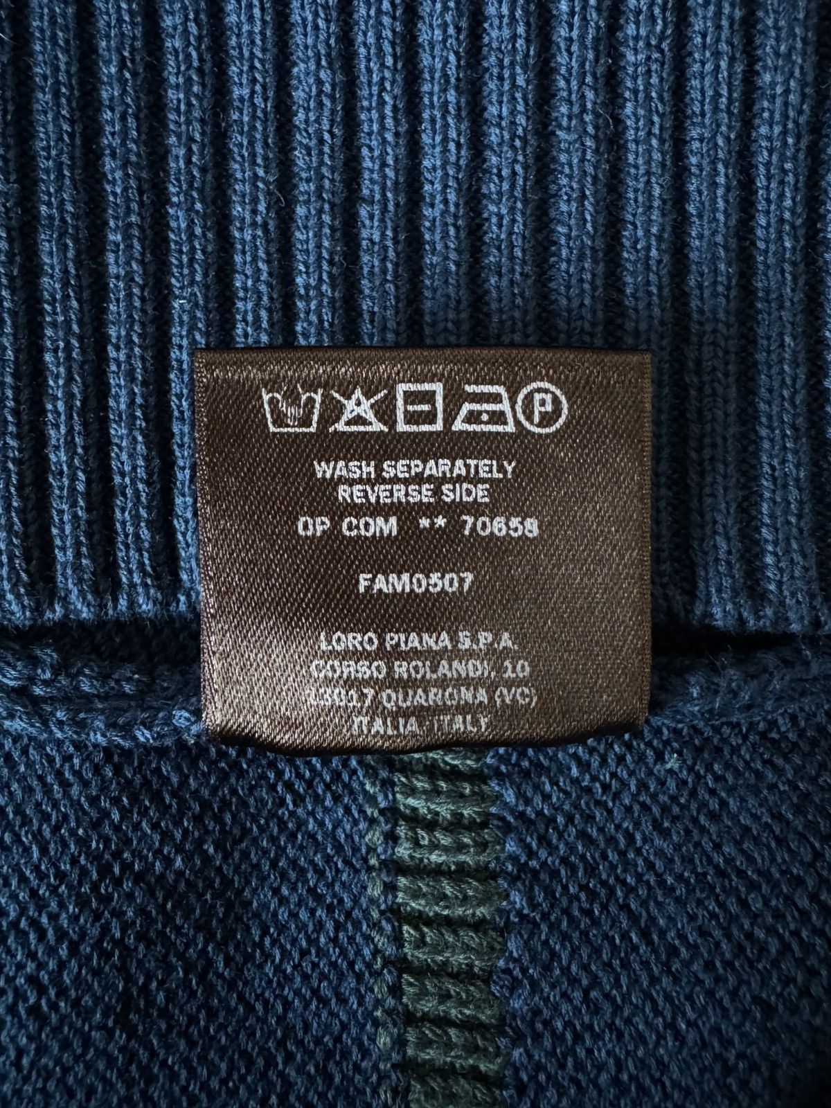 Loro Piana 🔥🔥 Loro Piana Girocollo Chilton Cotton Sweater Size US L / EU 52-54 / 3 - 8 Thumbnail