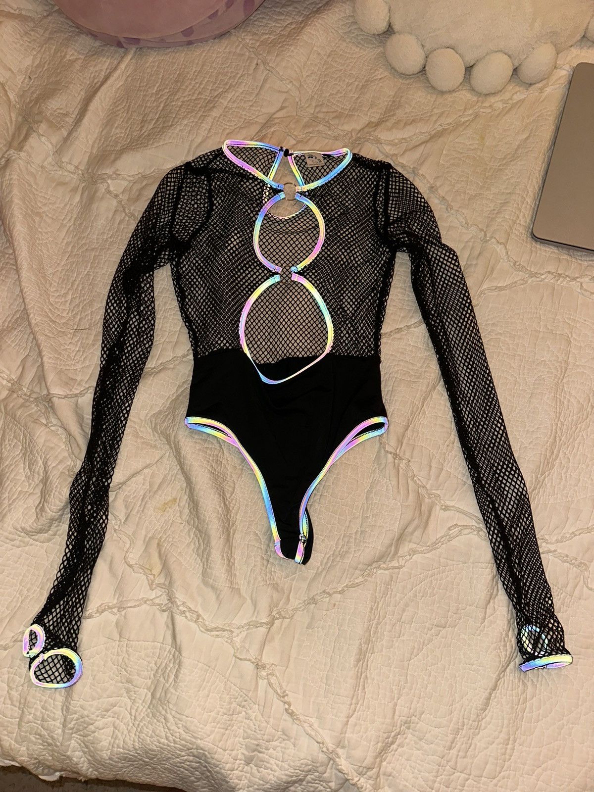 Other Fishnet Reflective Bodysuit Size S / US 4 / IT 40 - 2 Thumbnail