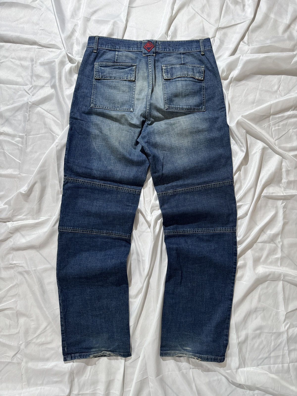 If Six Was Nine Japan Style Vintage Washed Baggy Wide Jeans Size US 33 - 9 Thumbnail