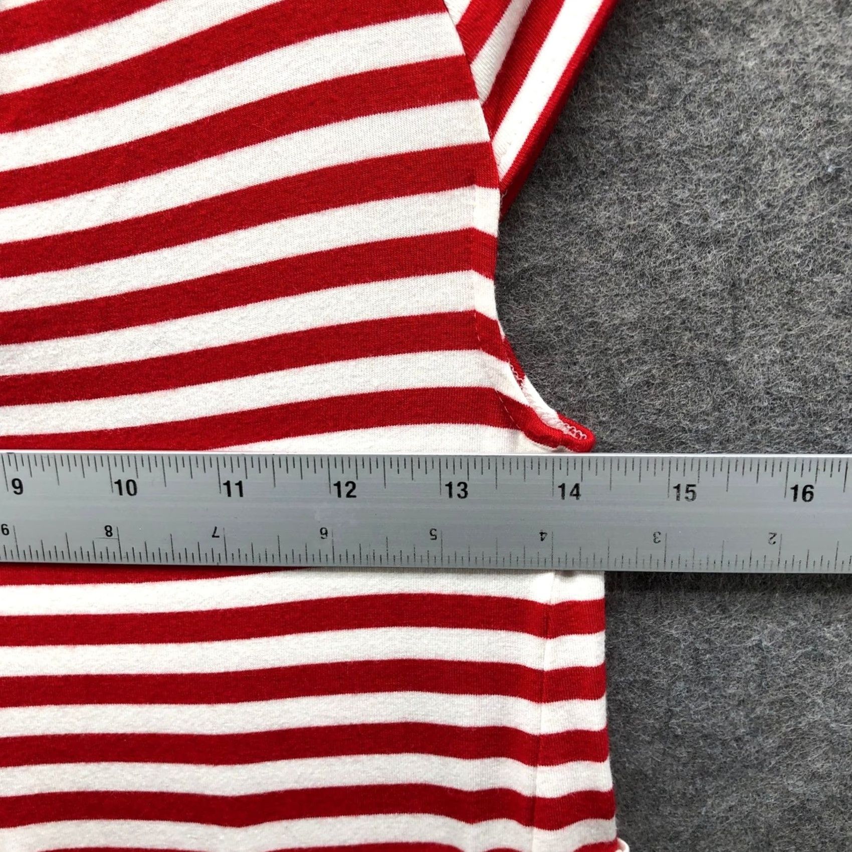 Nautica VINTAGE Rosie Pope Maternity Dress XS Striped Mixed Media Pleated Red White Nautical Size XS / US 0-2 / IT 36-38 - 6 Thumbnail