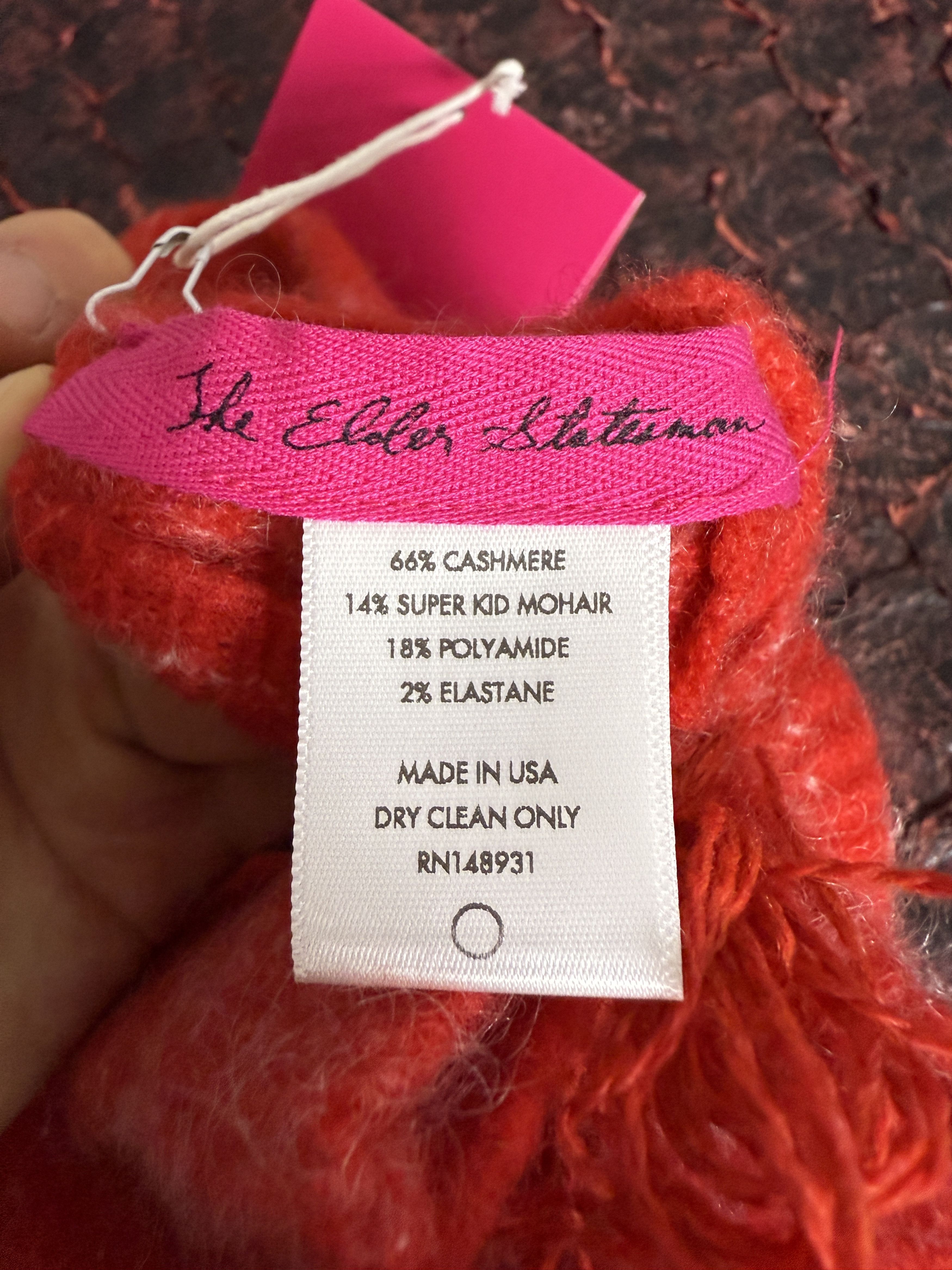 The Elder Statesman $350 The Elder Statesman Cashmere Poppy Jasper Mittens Size ONE SIZE - 5 Thumbnail