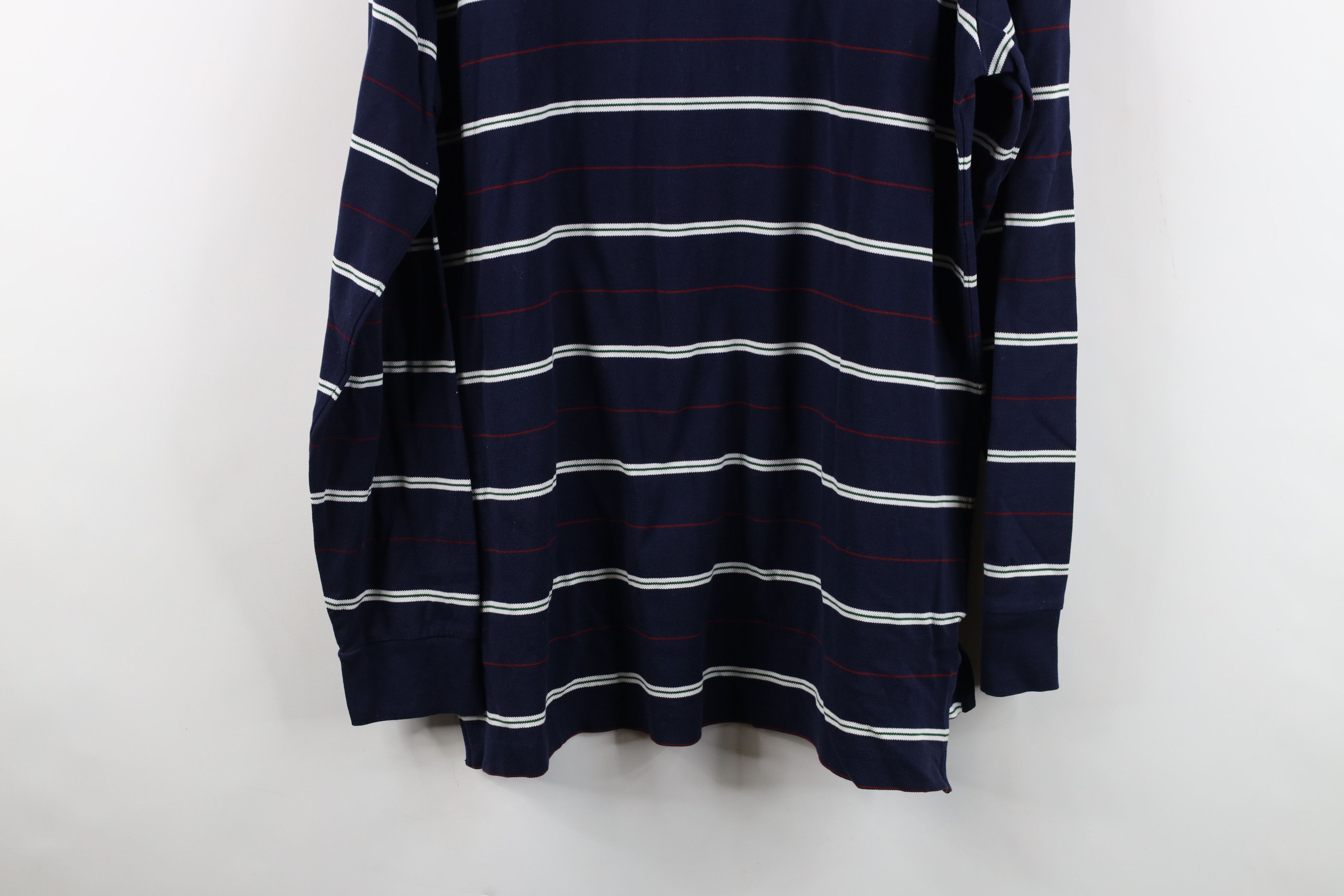 Ralph Lauren Vintage 90s Ralph Lauren Pima Cotton Long Sleeve Rugby Polo Size US M / EU 48-50 / 2 - 13 Thumbnail