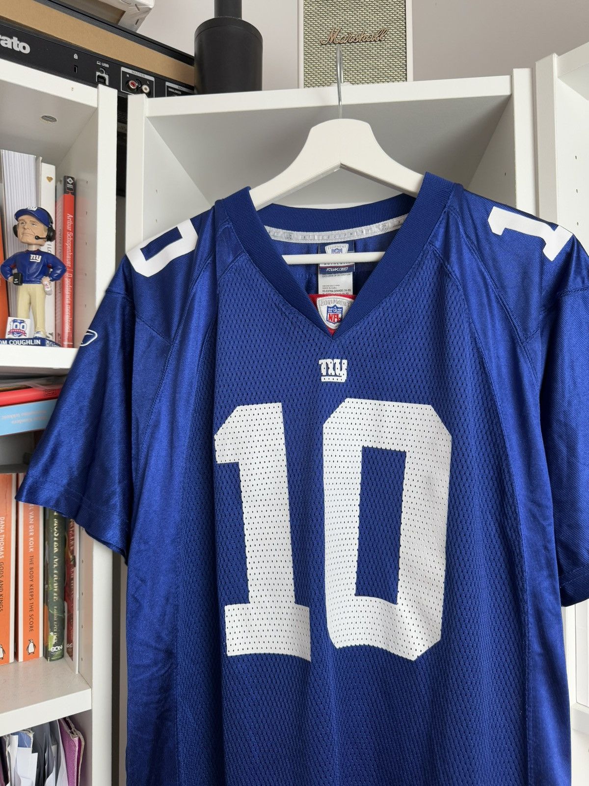 NFL × Reebok New York Giant Reebok manning nfl jersey t-shirt XL fit S Size US S / EU 44-46 / 1 - 4 Thumbnail
