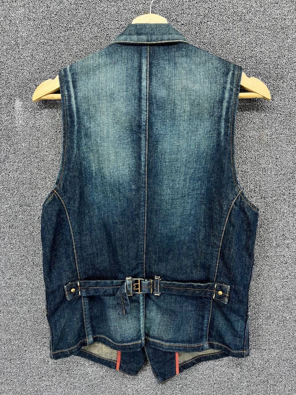 Japanese Brand Vintage Haib Rare Denim Vest Size M / US 6-8 / IT 42-44 - 5 Thumbnail