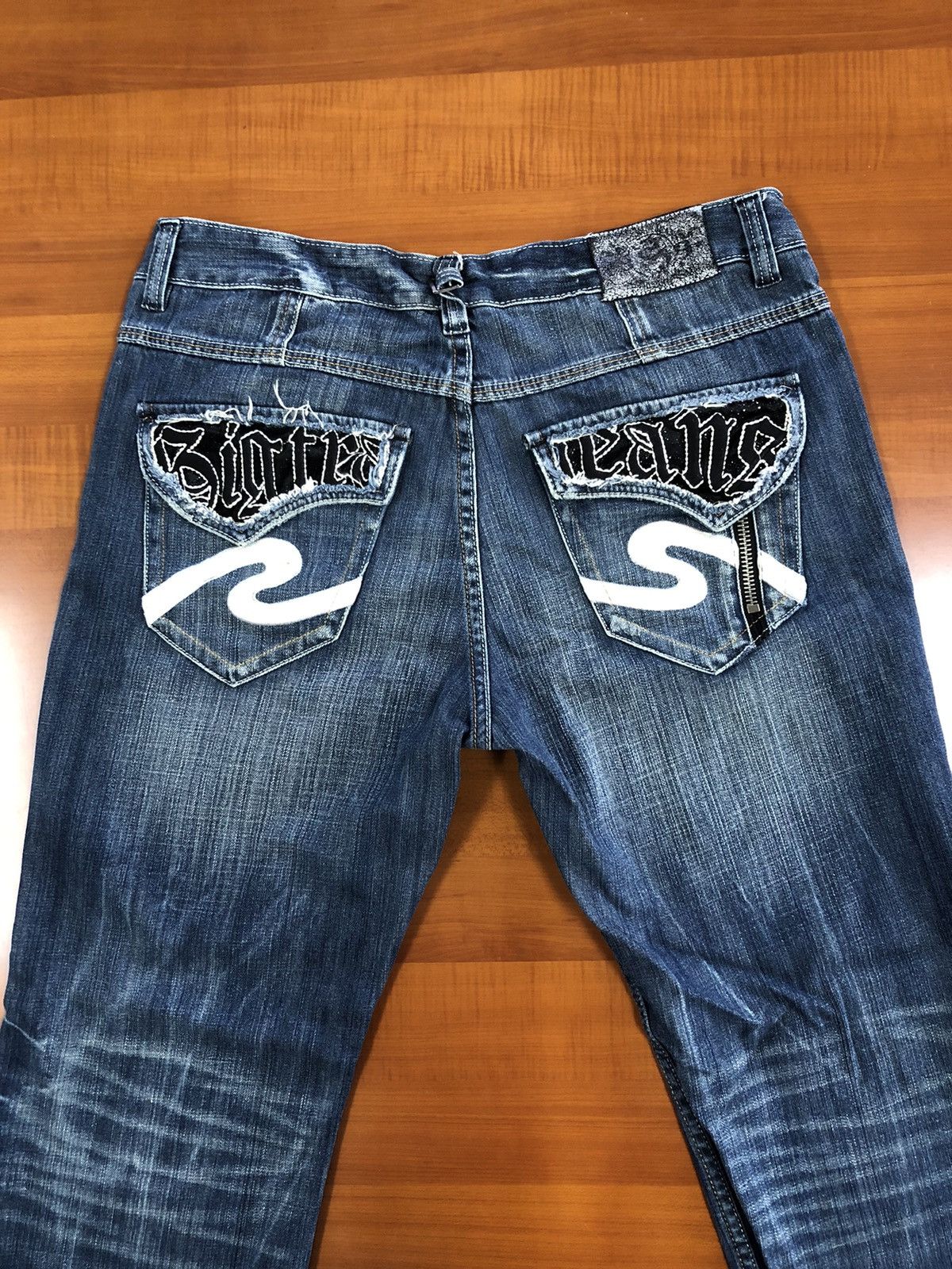 Japanese Brand Big Train Osaka Embroidered Jeans Size US 34 / EU 50 - 5 Thumbnail