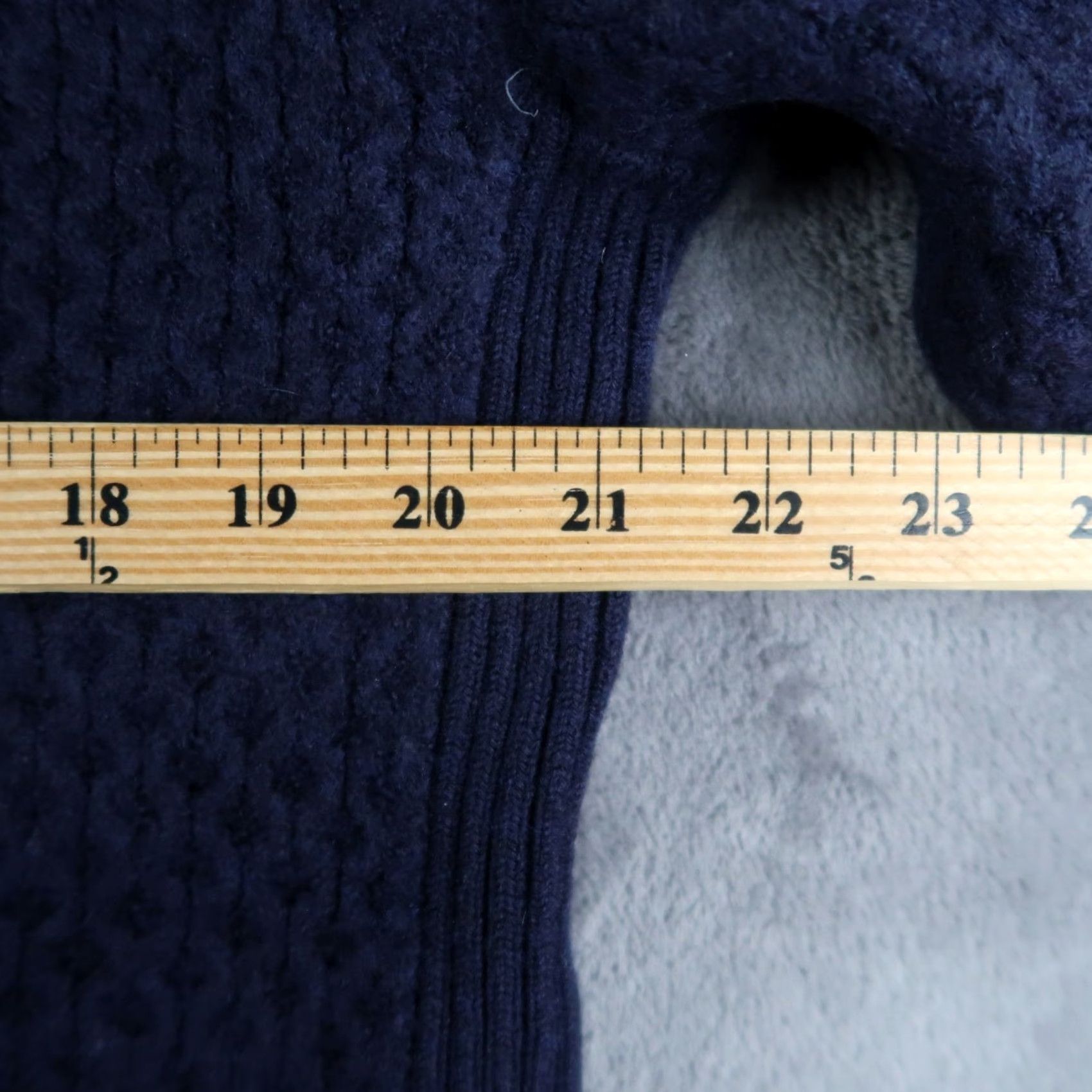 Reigning Champ Reigning Champ Sweatshirt Men XL Blue Wool Honeycomb Crewneck Chunky Pullover Size US XL / EU 56 / 4 - 4 Thumbnail