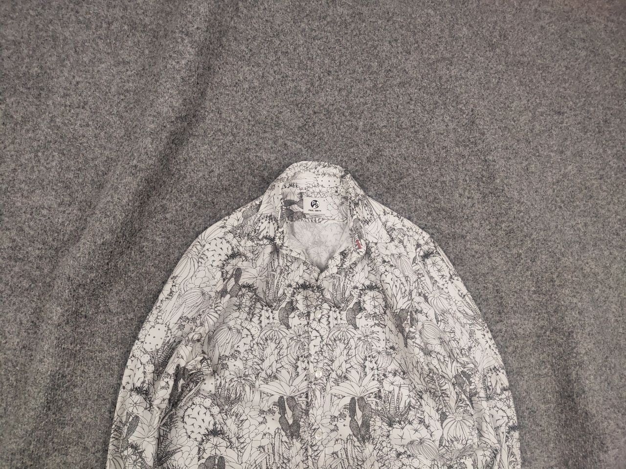 Paul Smith Paul Smith All-Over Pattern Cactus Sketch Long Sleeve Shirt Size US S / EU 44-46 / 1 - 2 Thumbnail