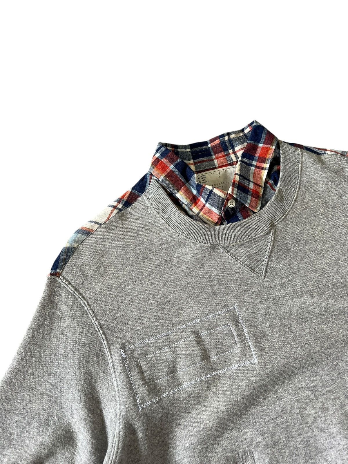 Sacai Sacai SS2015 Collared Sweatshirt Size US M / EU 48-50 / 2 - 5 Thumbnail