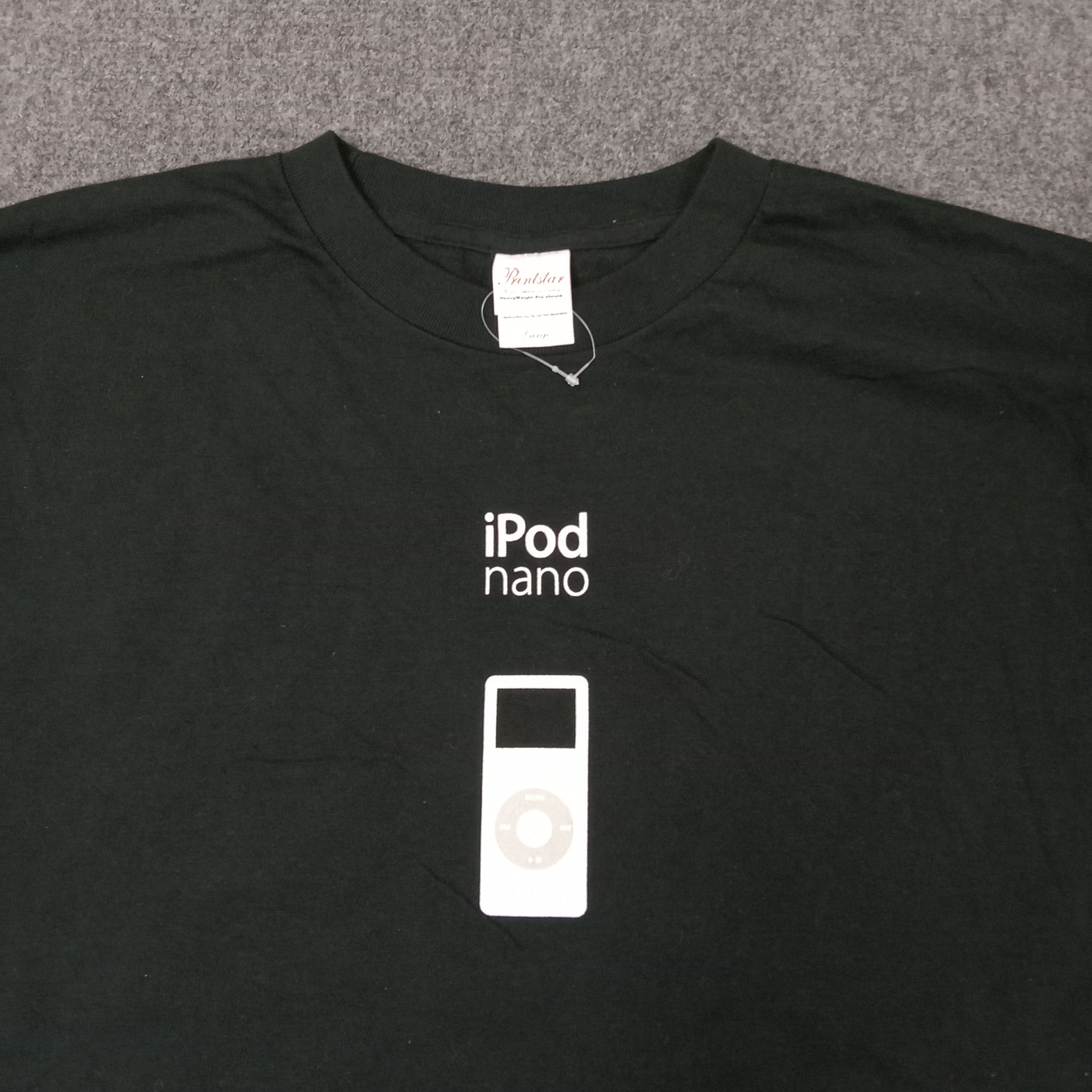 Apple Apple IPod Nano Electronic Brand Tshirt C249N10 Size US M / EU 48-50 / 2 - 2 Thumbnail