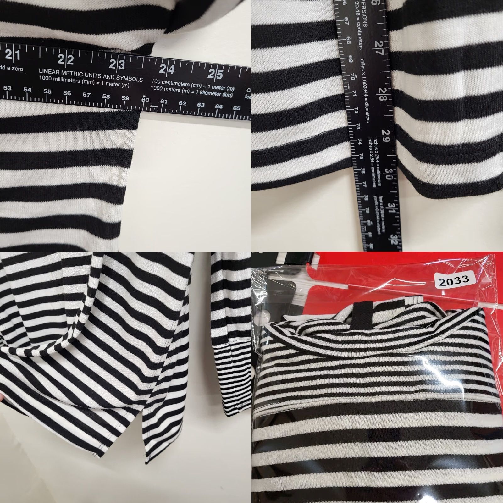 Olive Live ♡ Well Action Shirt Stripe Cowl Neck Stretch Loose Flow Womens XL Blouse Casual Shirt Size XL / US 12-14 / IT 48-50 - 8 Thumbnail