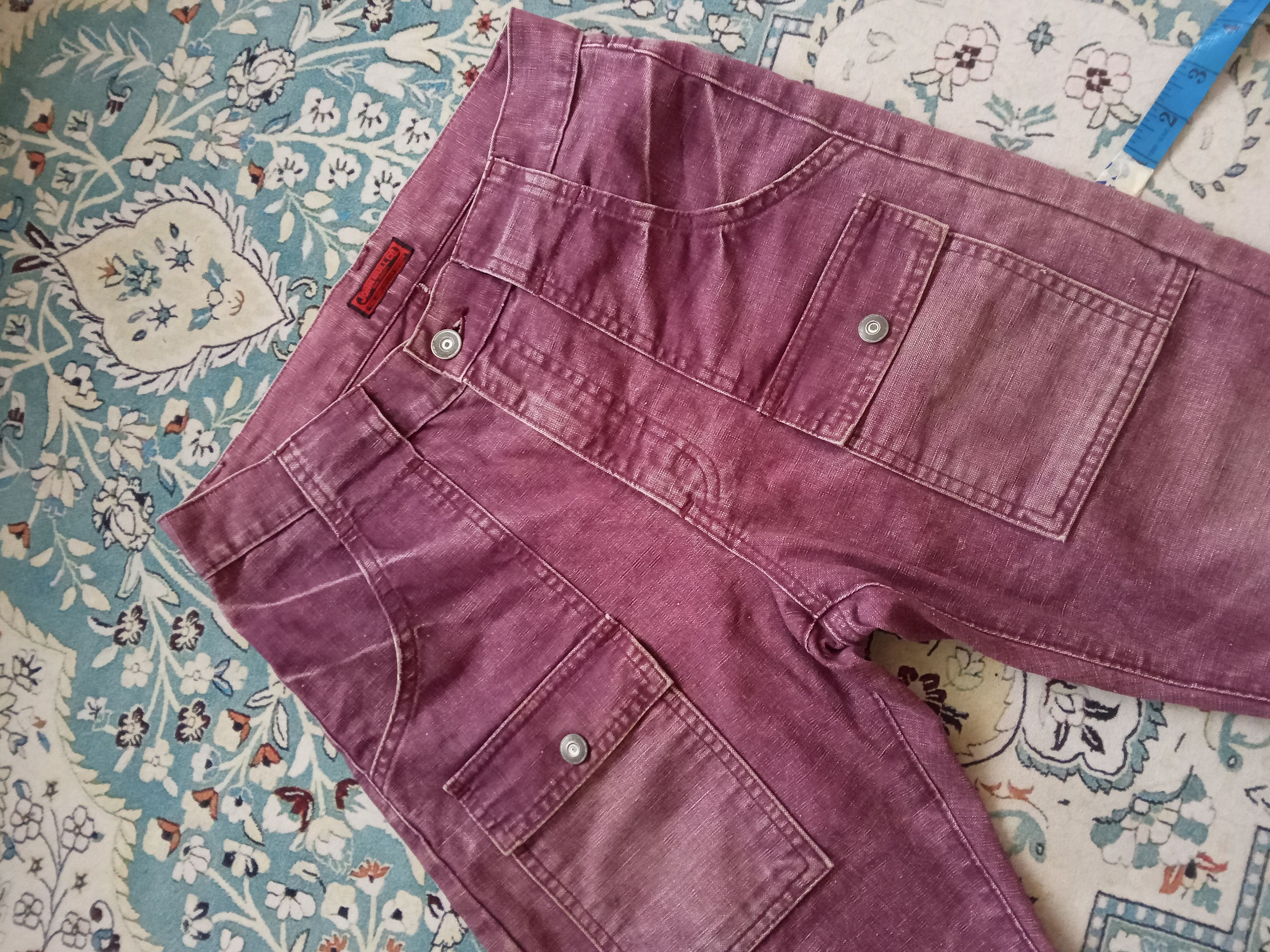 Johnbull Vintage Johnbull Distressed Purple Bush Pants Size US 28 / EU 44 - 6 Thumbnail