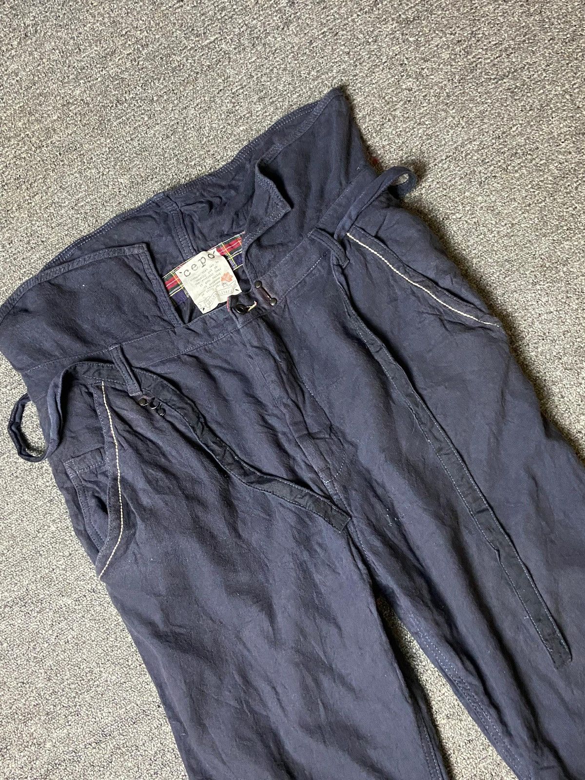 Japanese Brand × Vintage CEPO Brand Work & Militery Casual Pants (127) Size US 37 - 6 Thumbnail