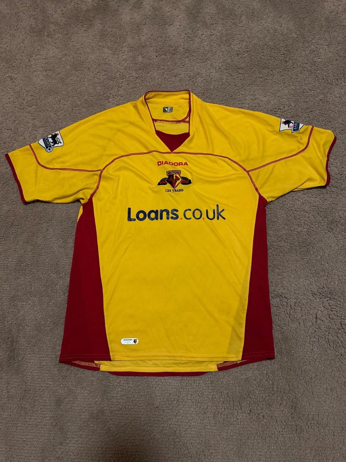 Diadora Diadora Watford Fc 2006/07 Home Football Shirt Soccer Jersey Size US L / EU 52-54 / 3 - 1 Thumbnail