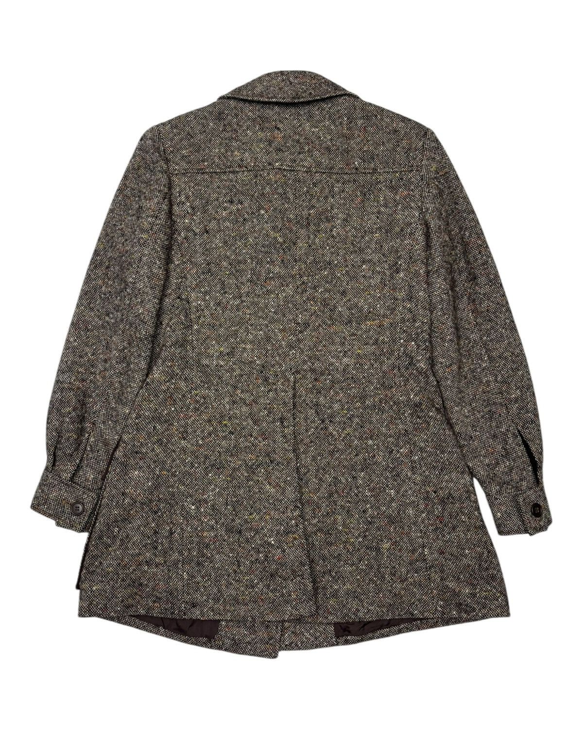Burberry BURBERRY IRISH TWEED WOOL JACKET Size S / US 4 / IT 40 - 4 Thumbnail
