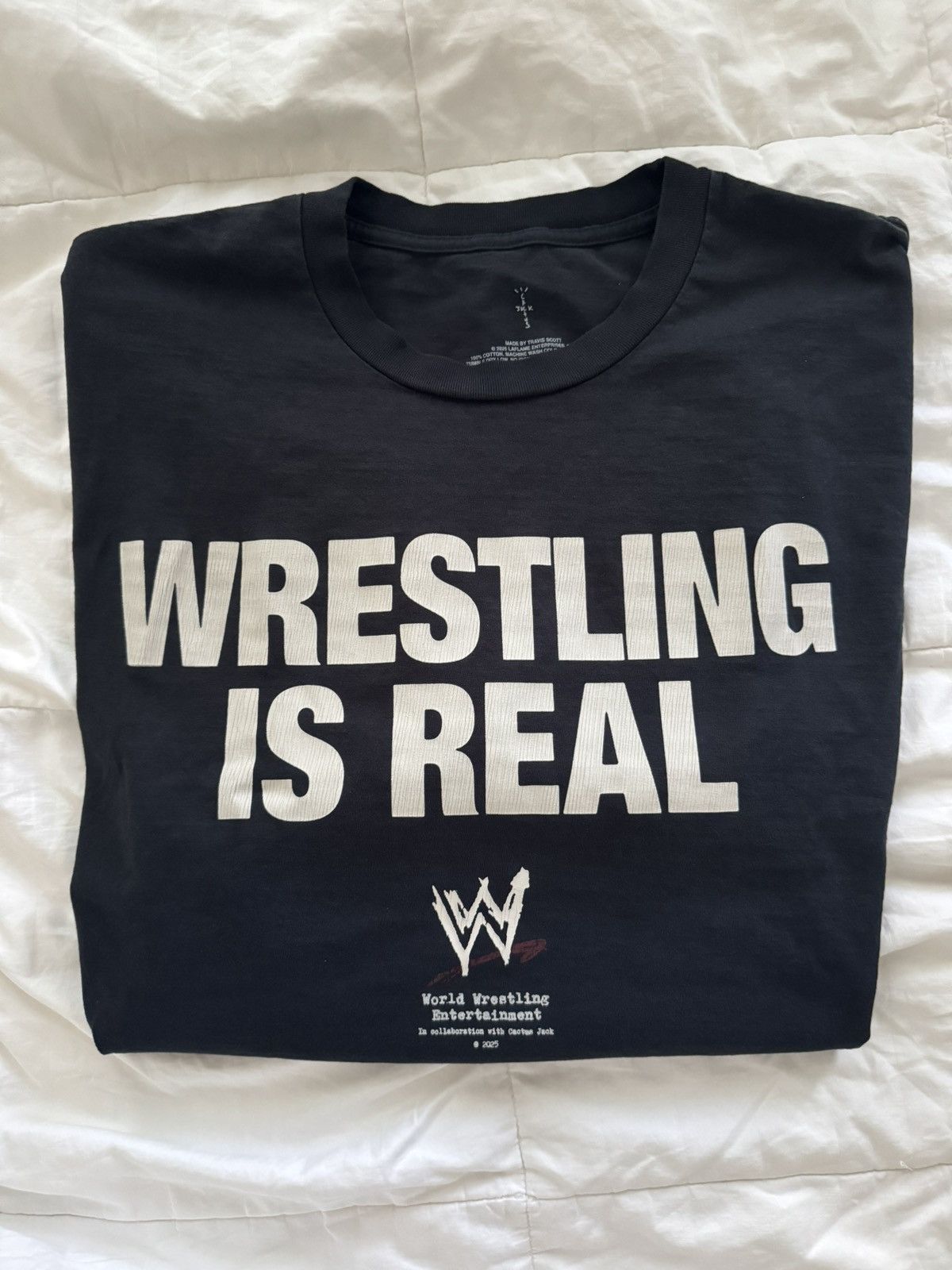 XLサイズ】WRESTLING IS REAL TEE トラヴィススコット
