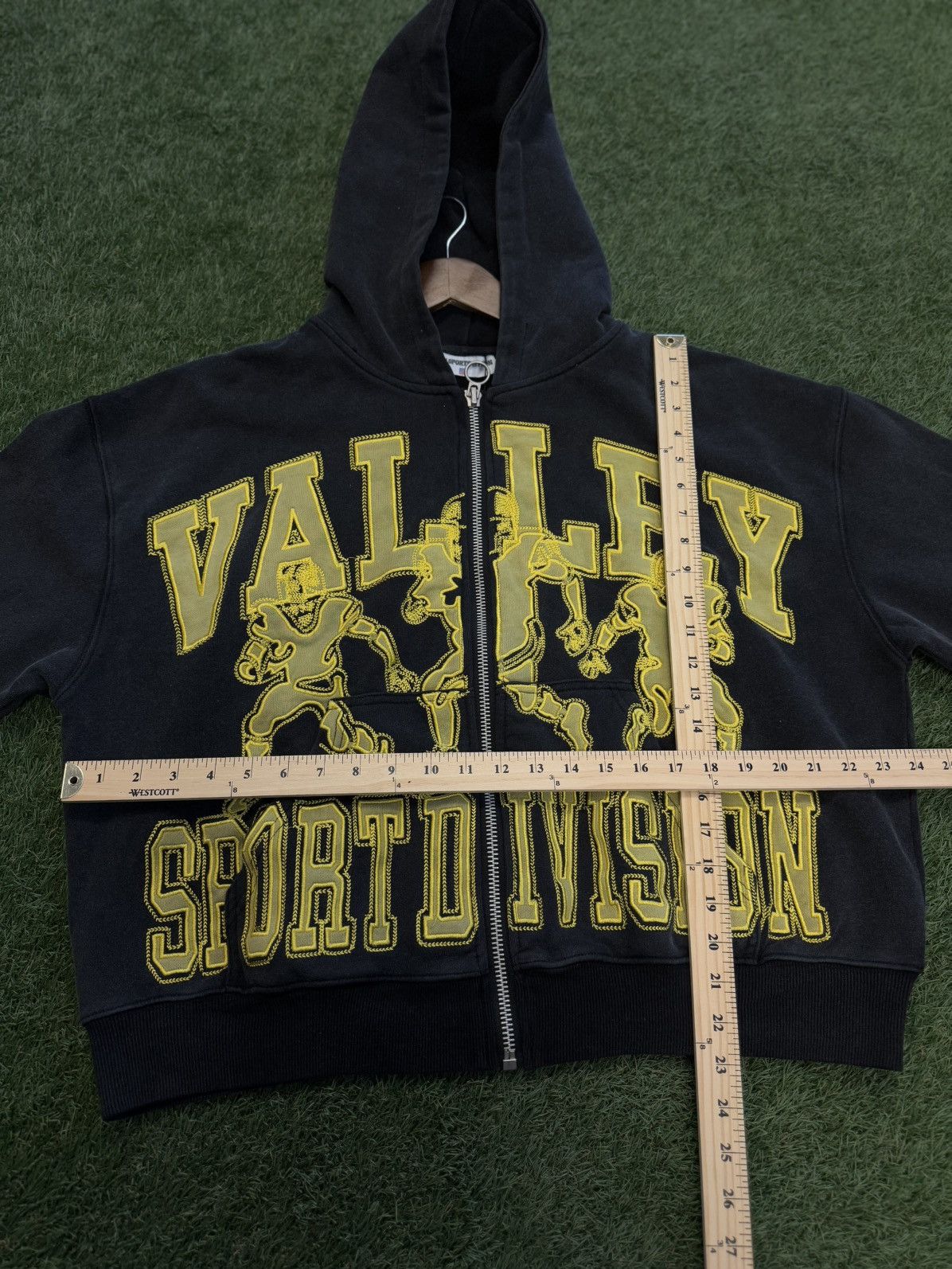 Vale Vale Hoodie Zip Up Black Yellow Size Large (NEW) Size US L / EU 52-54 / 3 - 10 Thumbnail