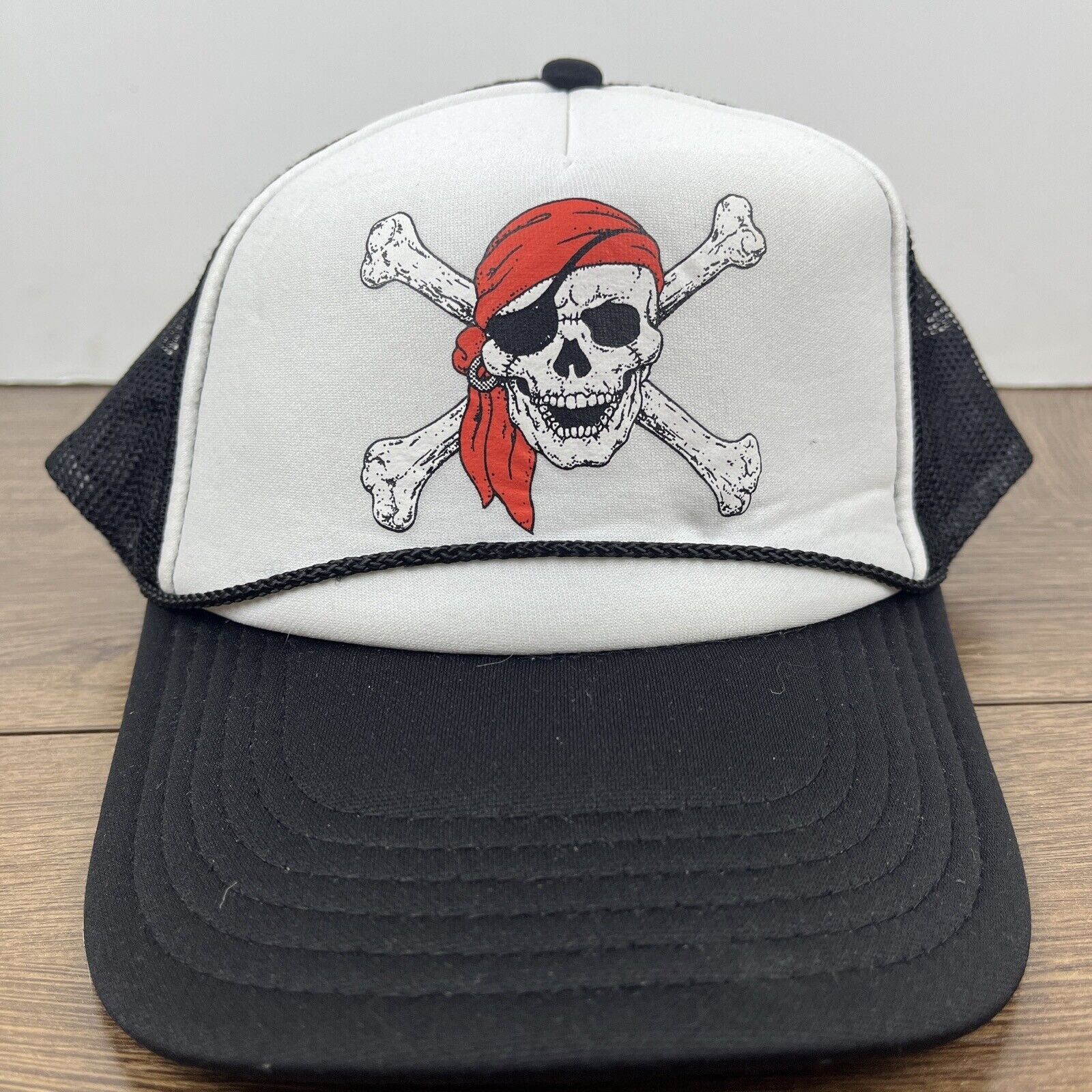Other Pirate Hat Skull Pirate Black Hat Adjustable Adult Size Hat Size ONE SIZE - 4 Thumbnail