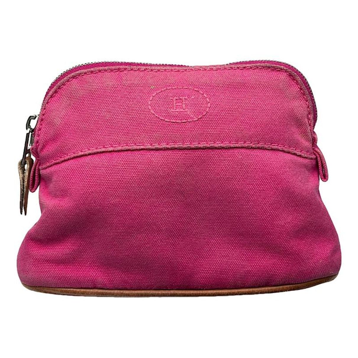 Hermès Pink Cotton Purse