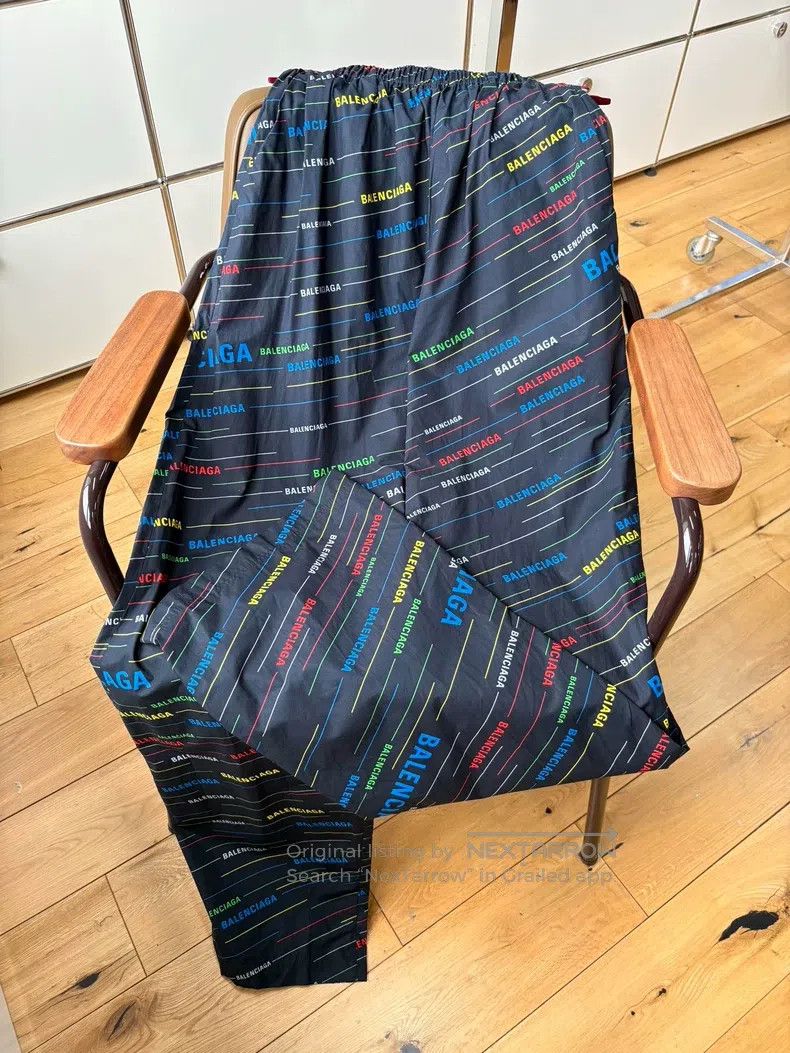 Balenciaga Balenciaga Rainbow Logo Elastic Waist Pants, Size 36 Size US 36 / EU 52 - 3 Thumbnail