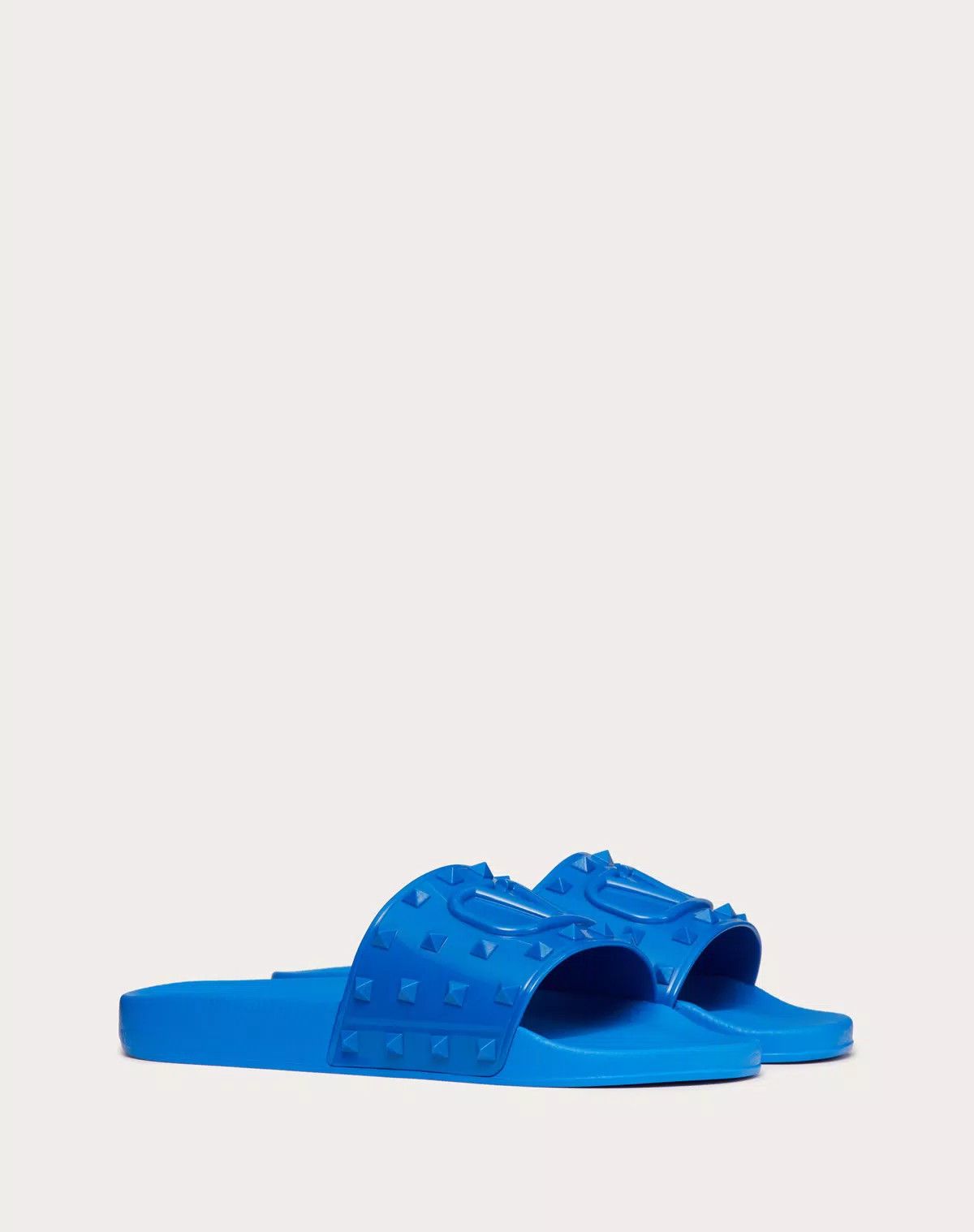 Valentino oc11z0625 Rubber Summer Slide Sandal in Blue Size US 8 / EU 41 - 2 Thumbnail