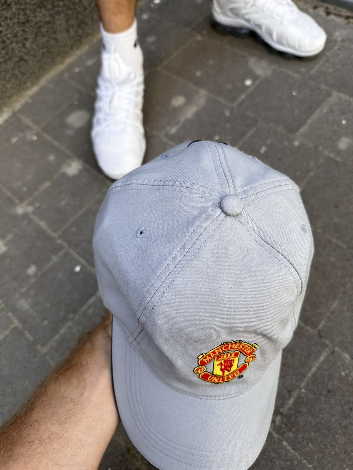 Nike × Vintage Vintage Nike Manchester United Cap Hat Y2K Football 00s Size ONE SIZE - 5 Thumbnail