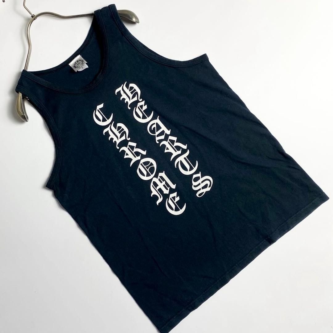 Chrome Hearts CHROME HEARTS Logo Printed Tank Top Navy S Size US S / EU 44-46 / 1 - 2 Thumbnail