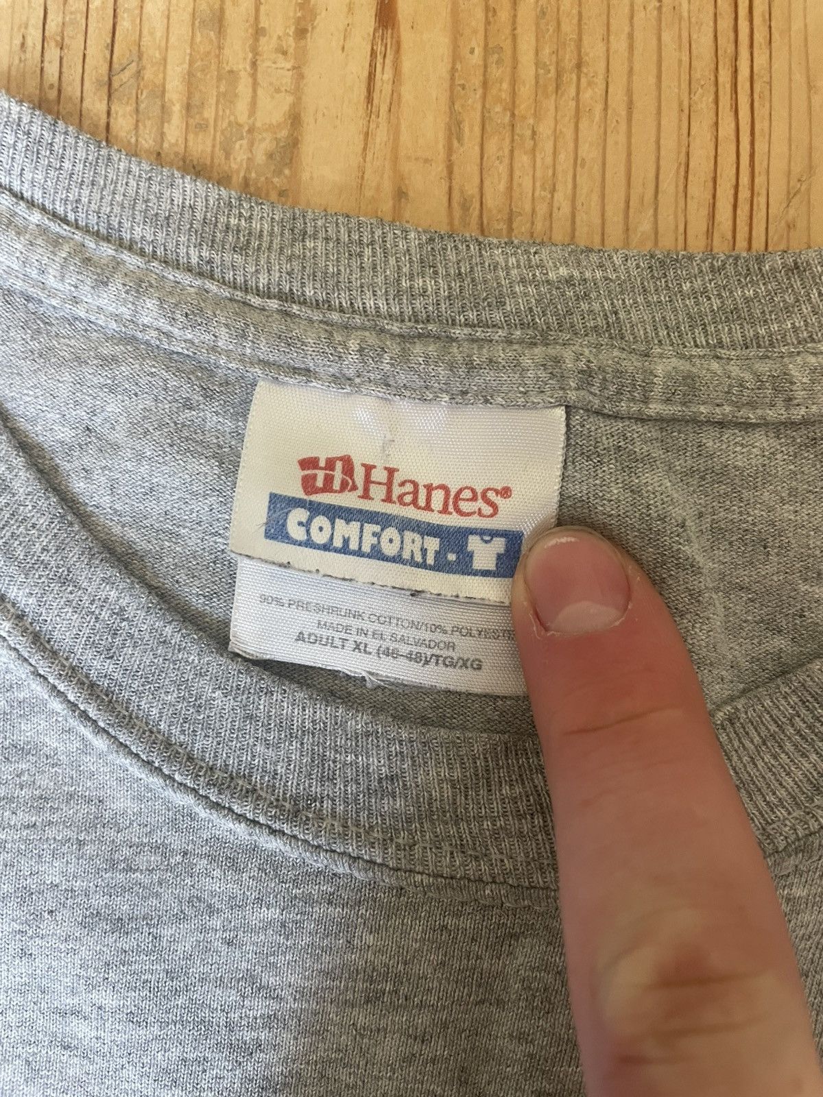 Hanes Vintage Hanes Oversized Tee Size US XL / EU 56 / 4 - 4 Thumbnail