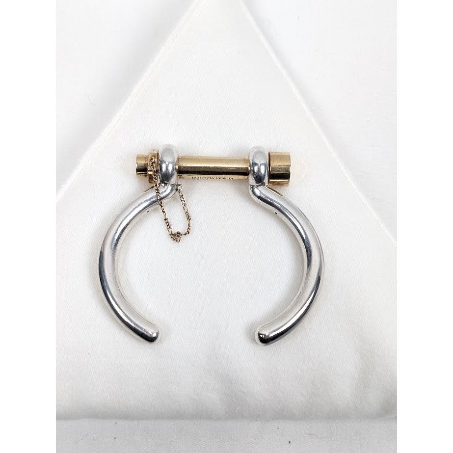 Bottega Veneta o1rshd1 Size: S / Sterling Bracelet in Silver/Yellow Gold Size ONE SIZE - 6 Thumbnail