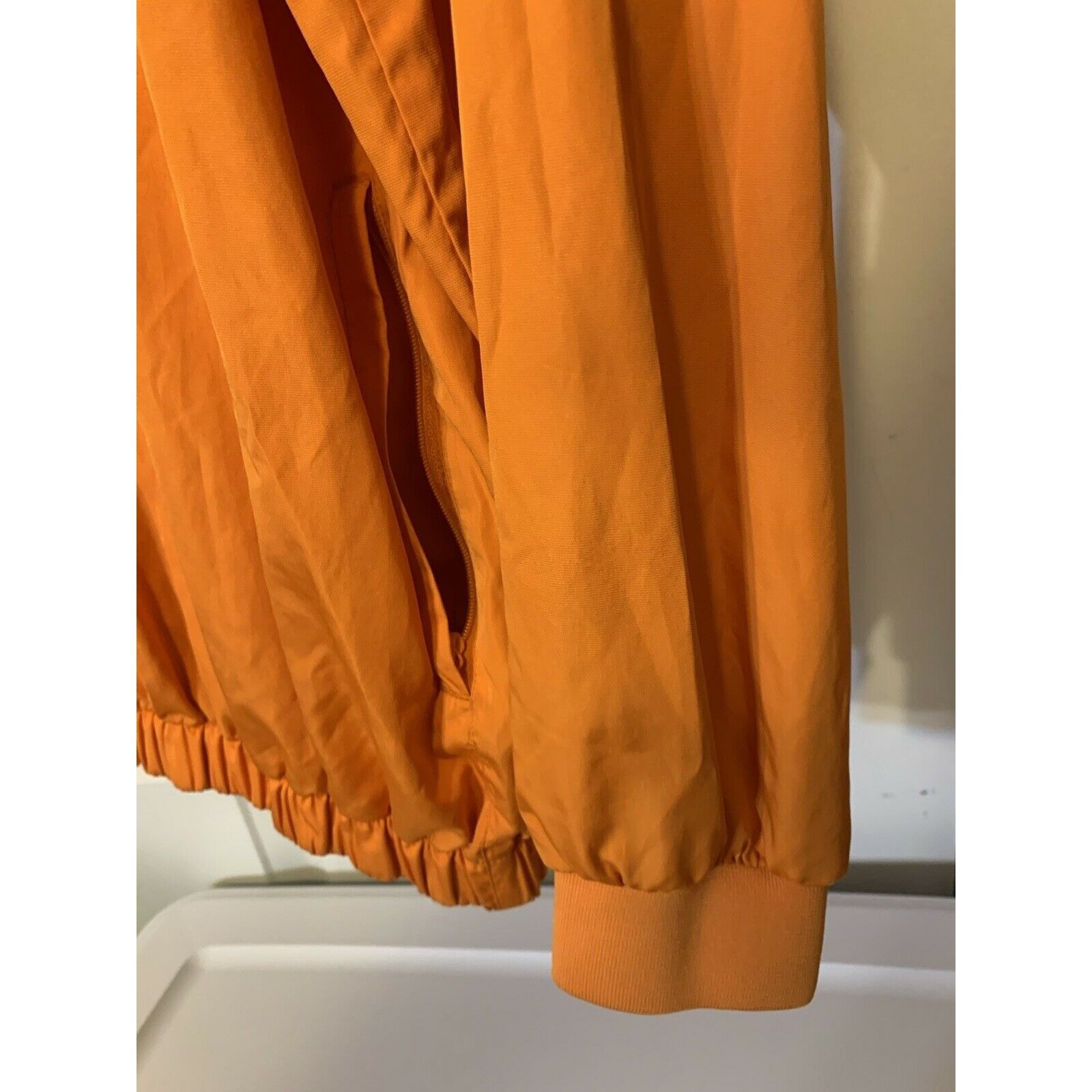 Footjoy FootJoy Windbreaker Jacket Mens Sz L Orange V Neck Pullover Size US L / EU 52-54 / 3 - 6 Thumbnail