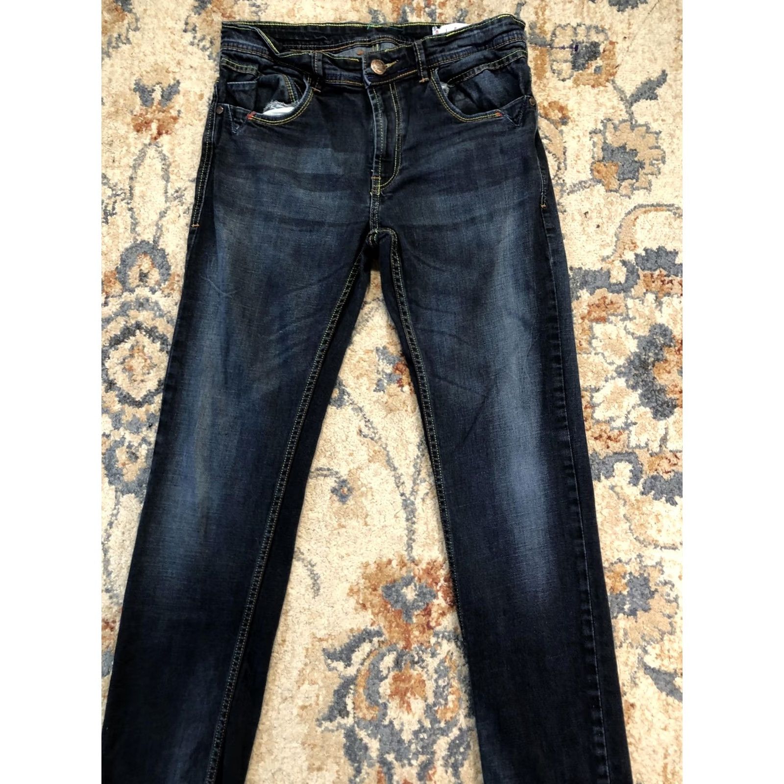 Diesel Diesel Jeans Mens Slim Skinny 30x33 Blue Dark Wash Denim Pants Casual Distressed Pockets Logo Size US 30 / EU 46 - 3 Thumbnail